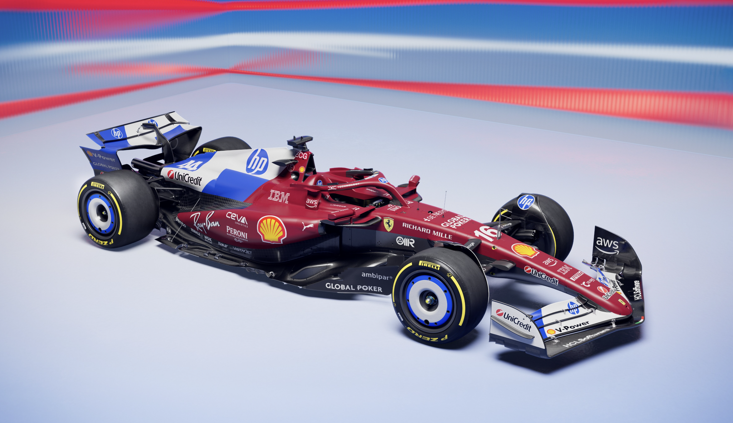 Scuderia Ferrari HP special livery for the 2025 Miami Grand Prix