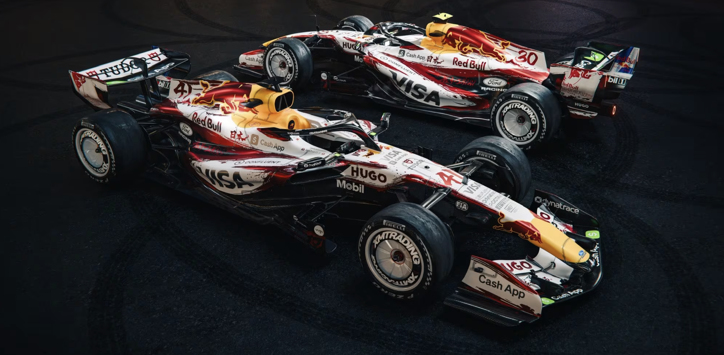 Visa Cash App Racing Bulls 2026 Japan Formula 1 livery with red, white and seasonal design