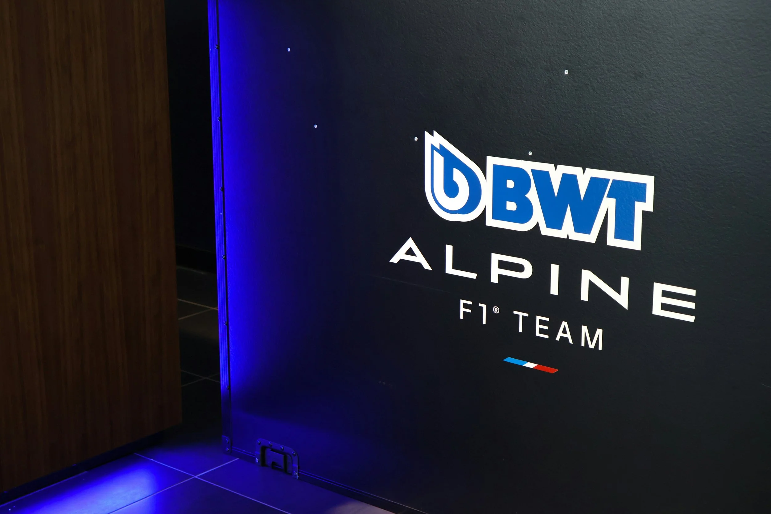BWT Alpine Formula 1 Team branding display, representing the growing importance of audience ownership, first-party data and long-term Formula 1 marketing strategy in modern sponsorships.