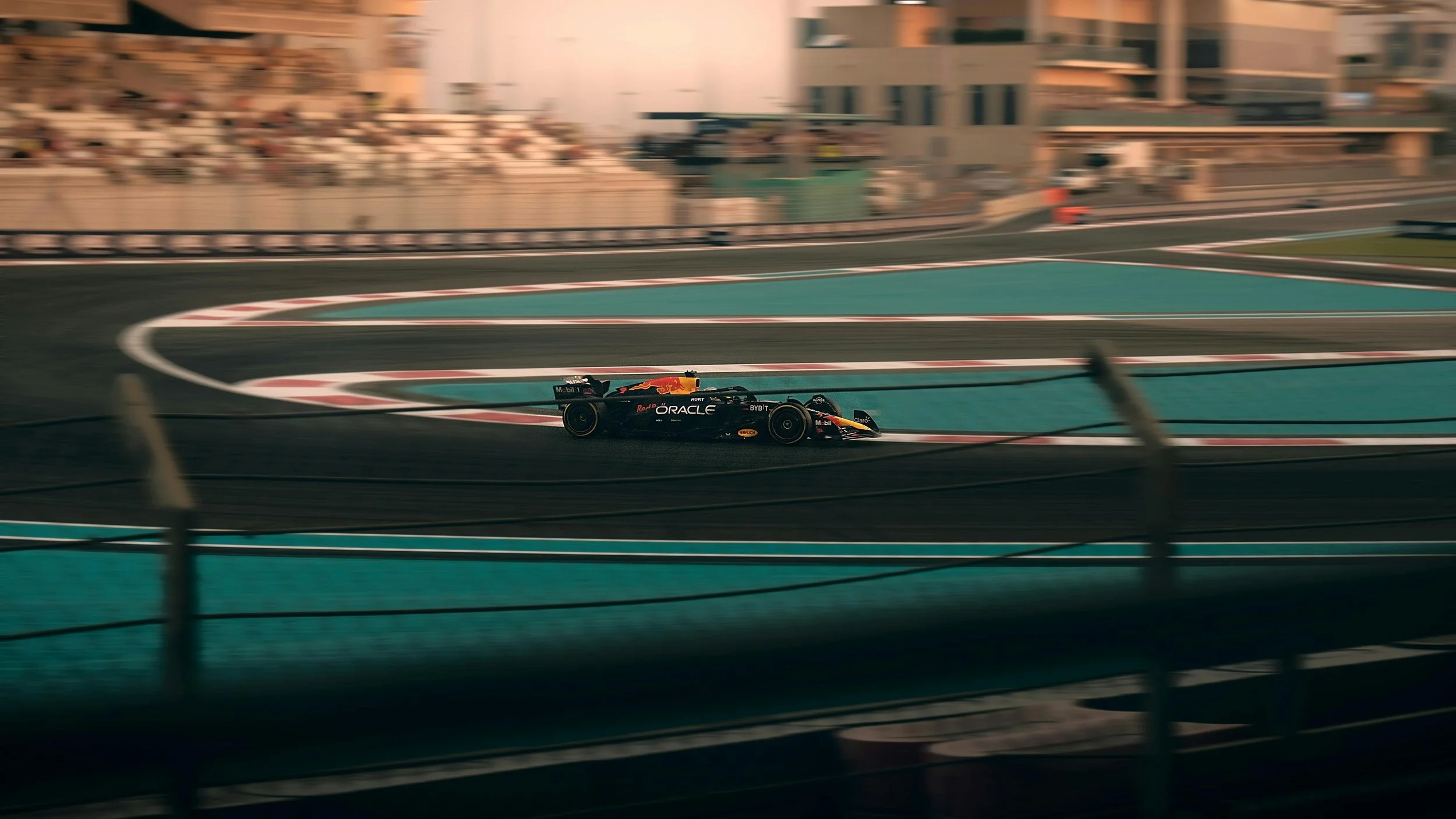 Formula 1 car racing on track during a race weekend illustrating Formula 1 sponsorship visibility
