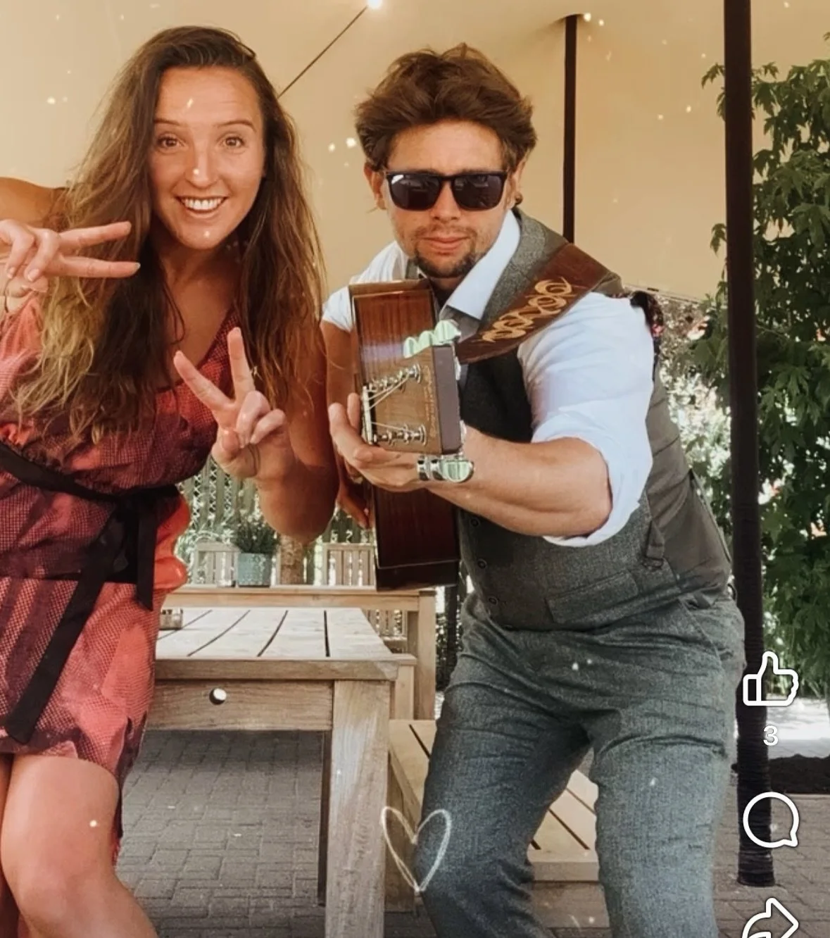 We want to wish our very own guitarist @rup_stone a huge congratulations on his WEDDING DAY!!!!! So happy for you both - now let&rsquo;s celebrate 🍾 🎉 🤍 🍺 #wedding #oneofourown