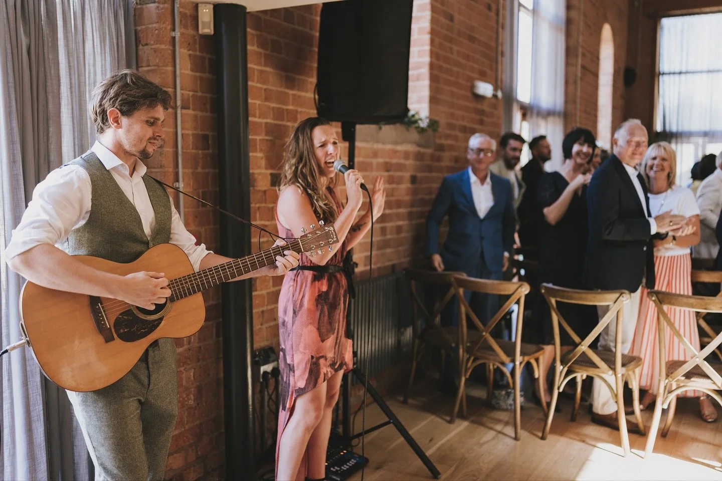 @innergroovecollective Duo 📸 

Not only do we offer the full shebang in the evening with our band but we also offer a daytime duo for your ceremony and drinks reception. 

Get in touch to hear more about what we can offer and we can create a bespoke