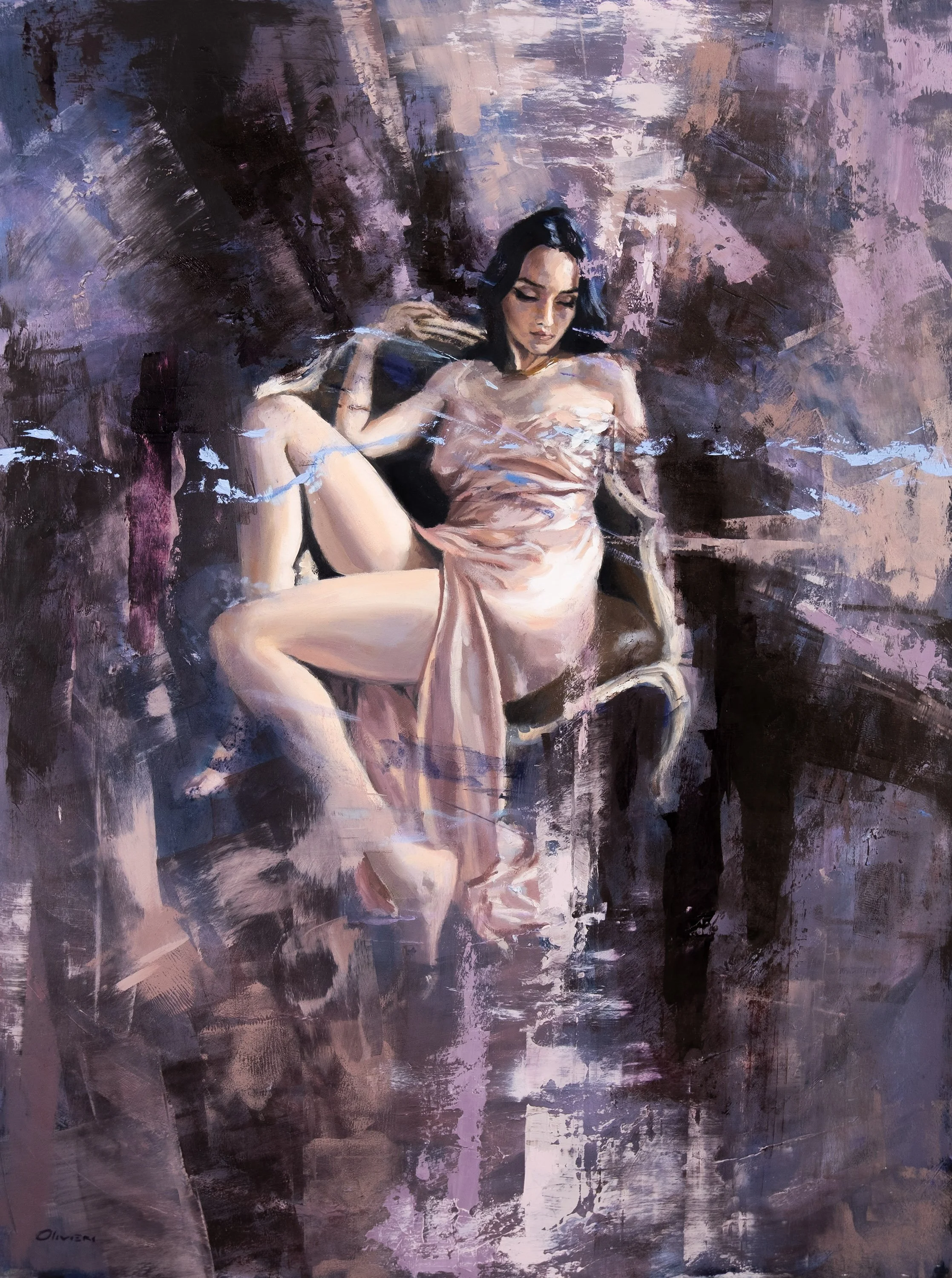 "Obstinatio" - 80x60 cm - huile sur bois