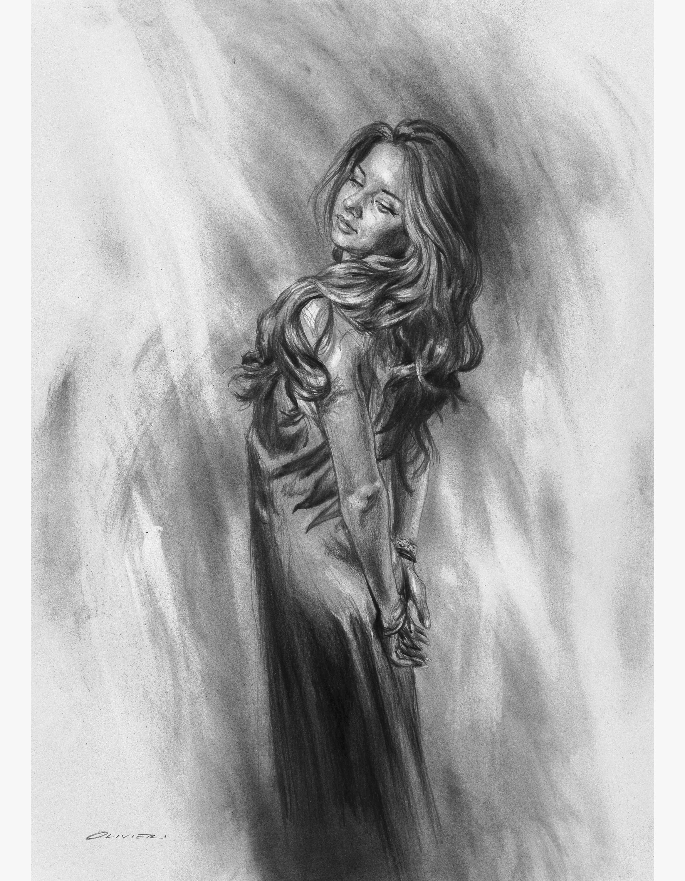 "Animo Fractus" - A3 - graphite sur papier