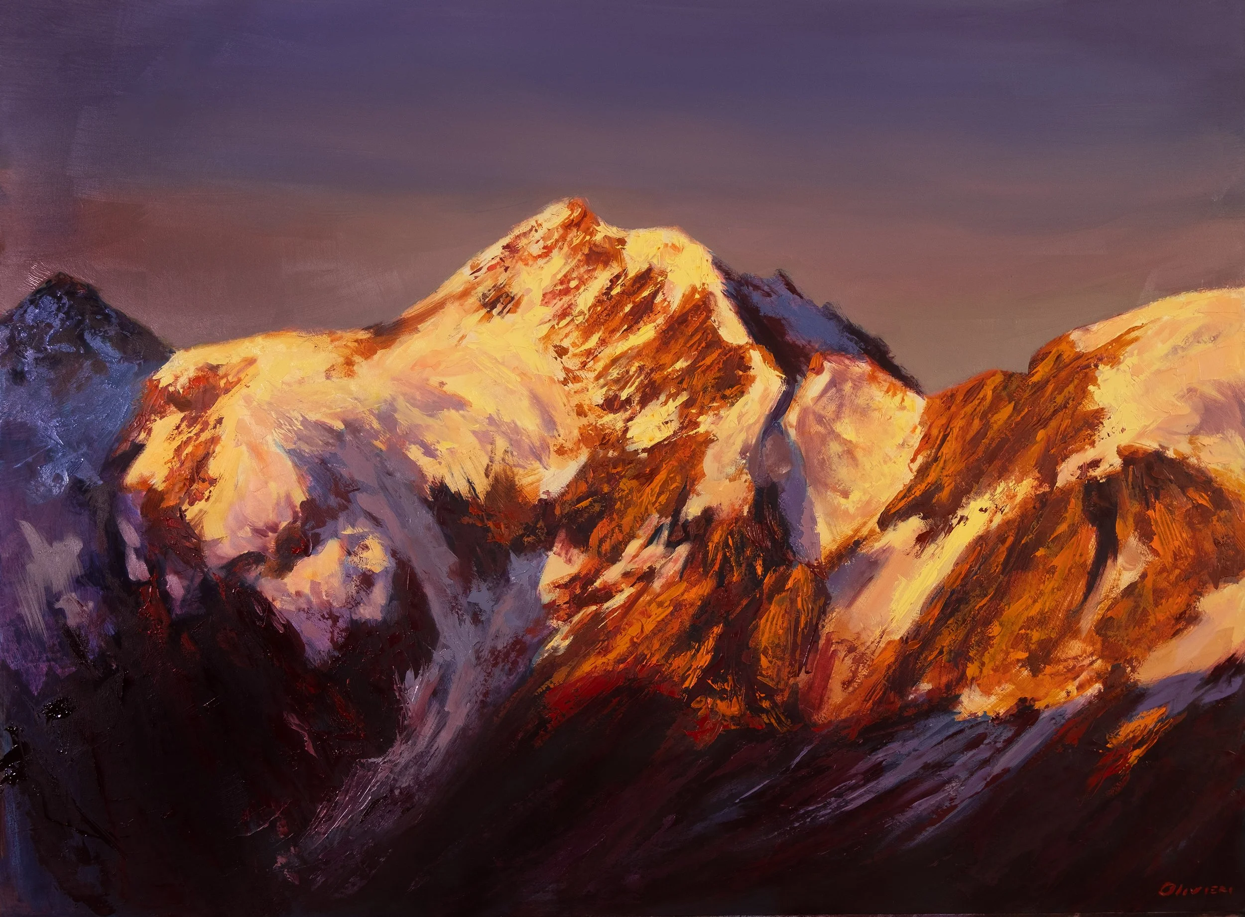 "Osmosi" - 60x80 cm - huile et acrylique sur bois