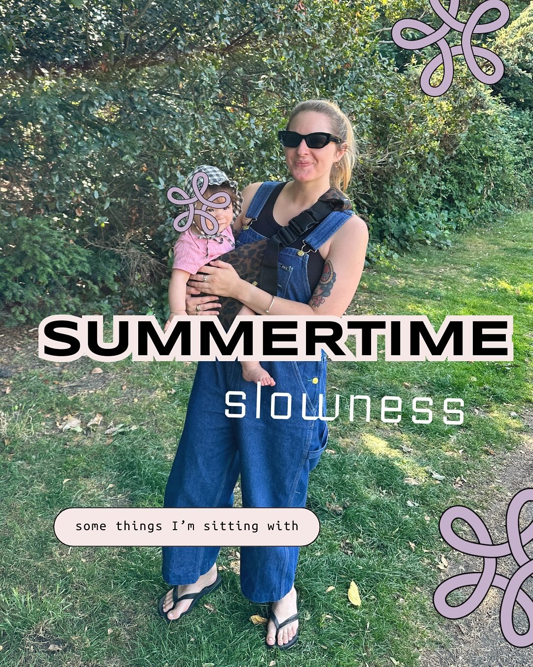 August, a month of Sundays 📅 or maybe it was, now all of a sudden it&rsquo;s feeling like two weeks of September scaries as the winds of change are blowing in 🍂
Here&rsquo;s a little humaness I&rsquo;ve been holding at the moment, with a side of sl