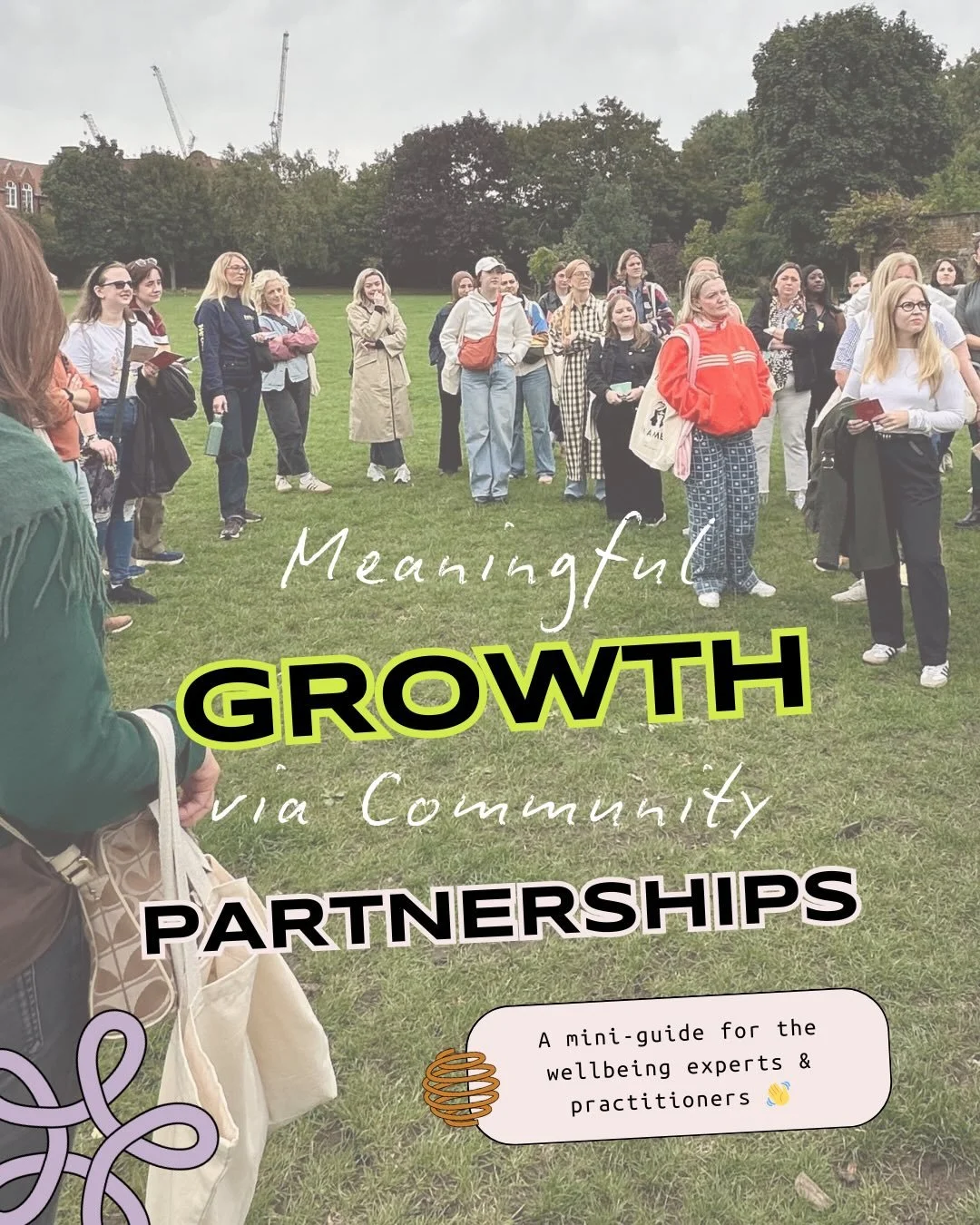 Wellbeing practitioners, guides, and good people. Your beautiful work? We need it.&nbsp;
My favourite meaningful way to grow what you do without having to double your time here? 
Community partnerships my friends. 

✔️Reach new people. ✔️Book-out eve