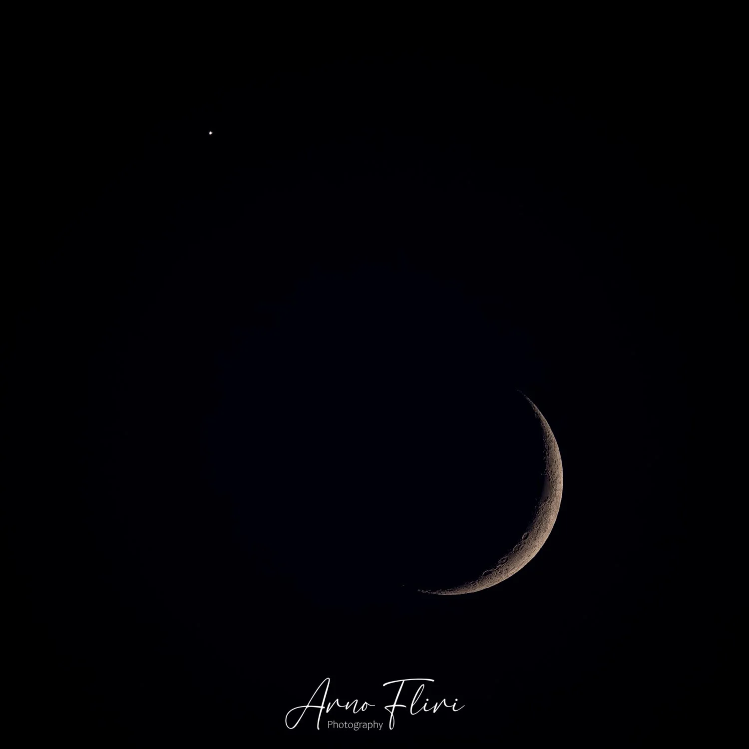Moon and Venus