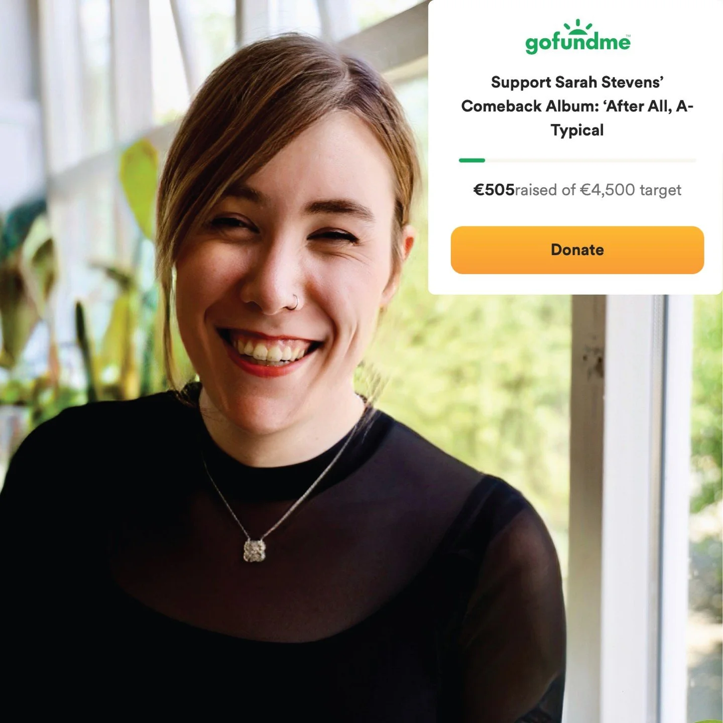 🎉 Unbelievable! We&rsquo;ve hit the &euro;500 mark on GoFundMe! 🎉

I am deeply grateful to everyone who has donated and made it possible to bring my album to life. The journey has been incredible, and I&rsquo;m thrilled to share that we&rsquo;ve al