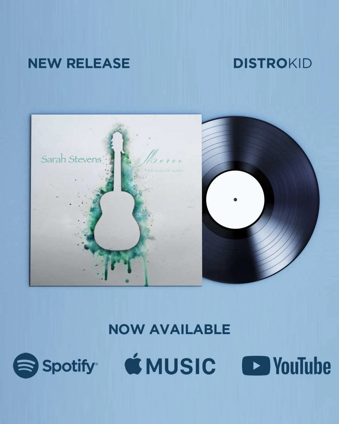 My first album Moree is now up on Spotify under my name Sarah Stevens.

I released this album years ago under a different name, before I transitioned. The music hasn&rsquo;t changed &mdash; but it feels good to finally have it out there under the nam