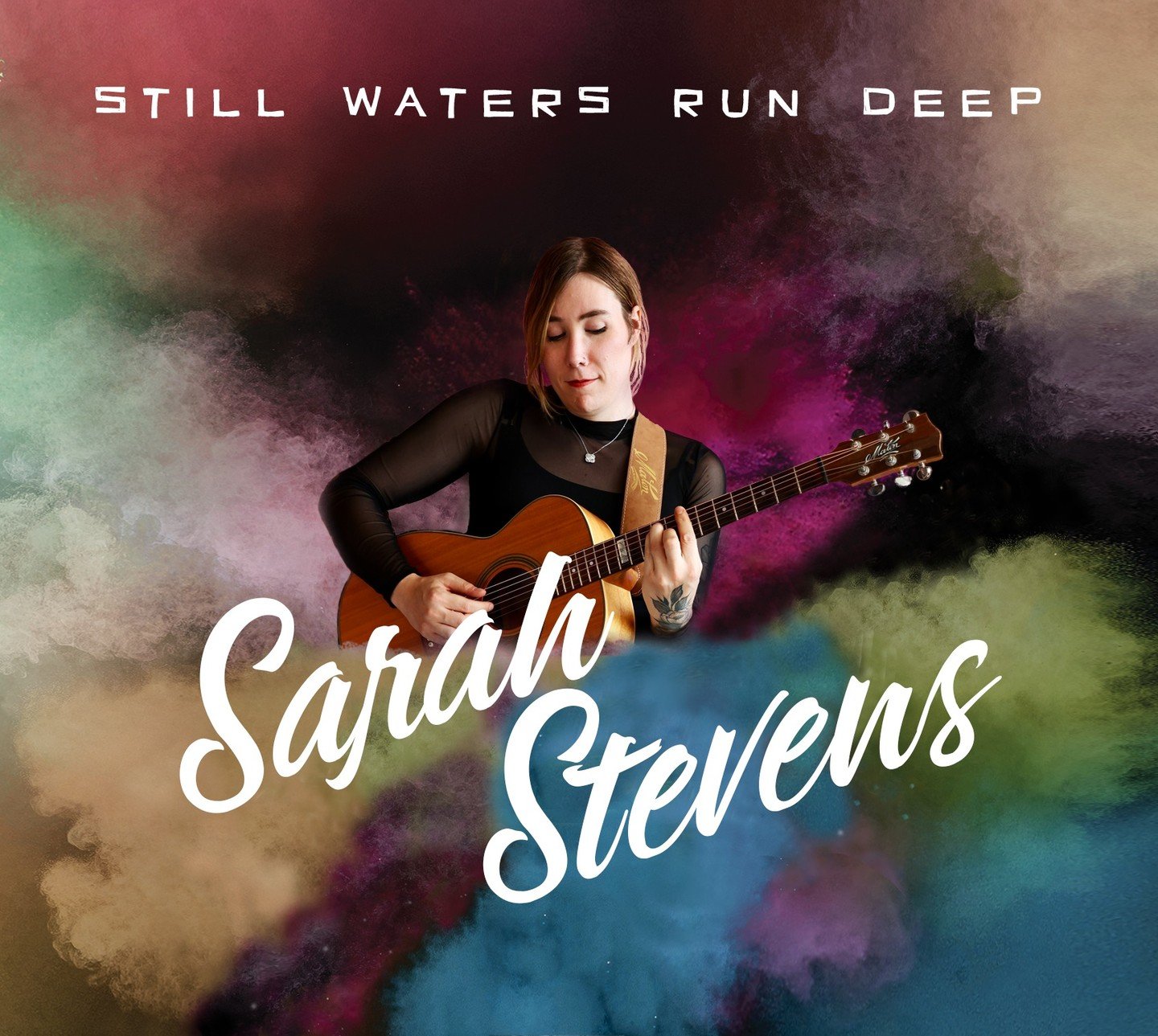 Still Waters Run Deep came out in 2016, and I’ve now re-released it under my real name — Sarah Stevens — with a new cover that finally shows me as I am today.
This album means a lot to me. Around the time it was released, I did a s