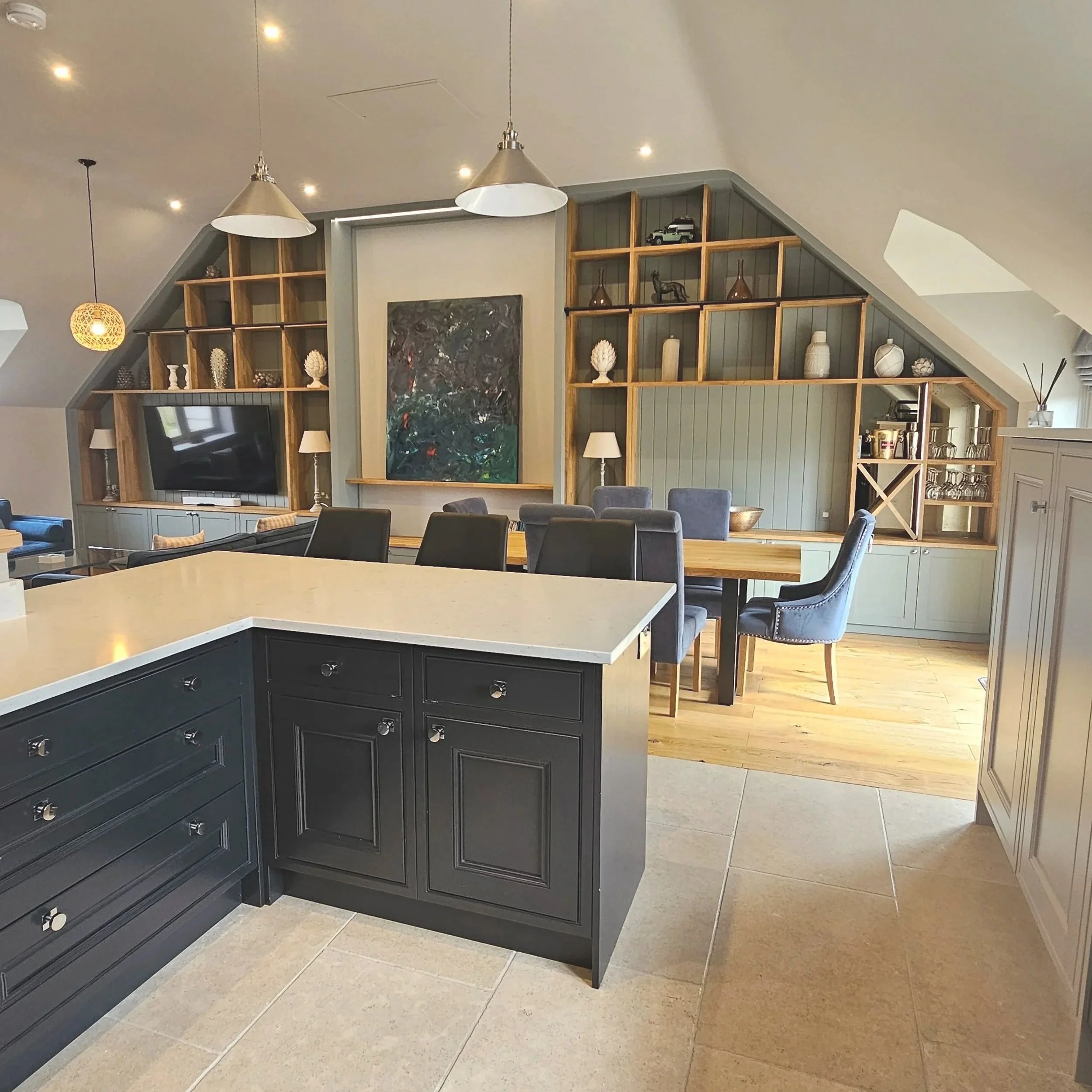 bespoke living room media unit Docking Norfolk