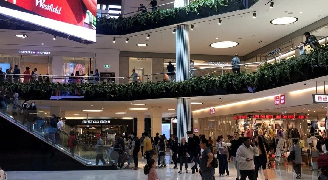 Retail Shopping Large Round Circle Shape Custom Bespoke LED Lighting Stretch Diffuser Ceiling