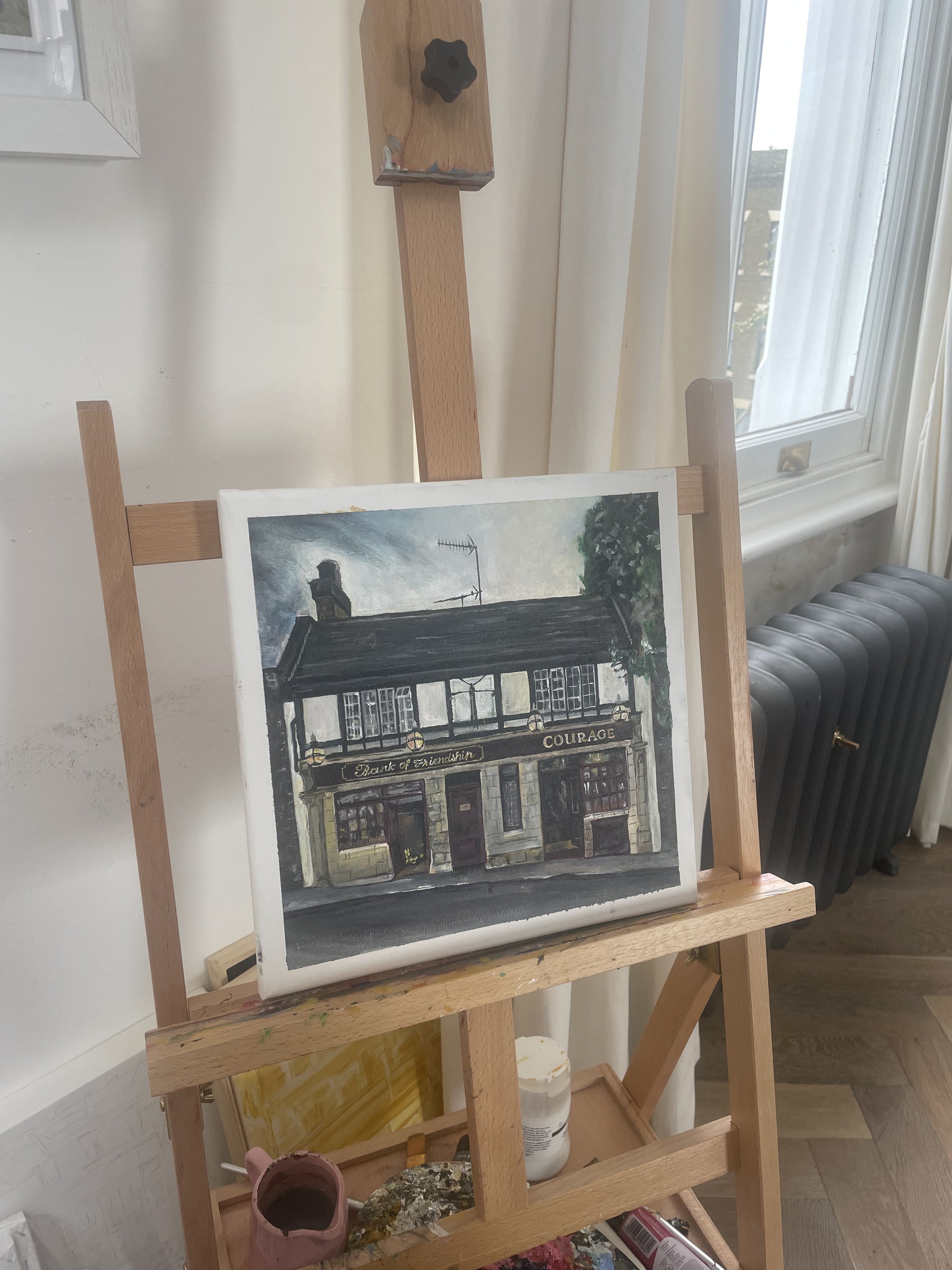 Bank of Friendship, Original Painting