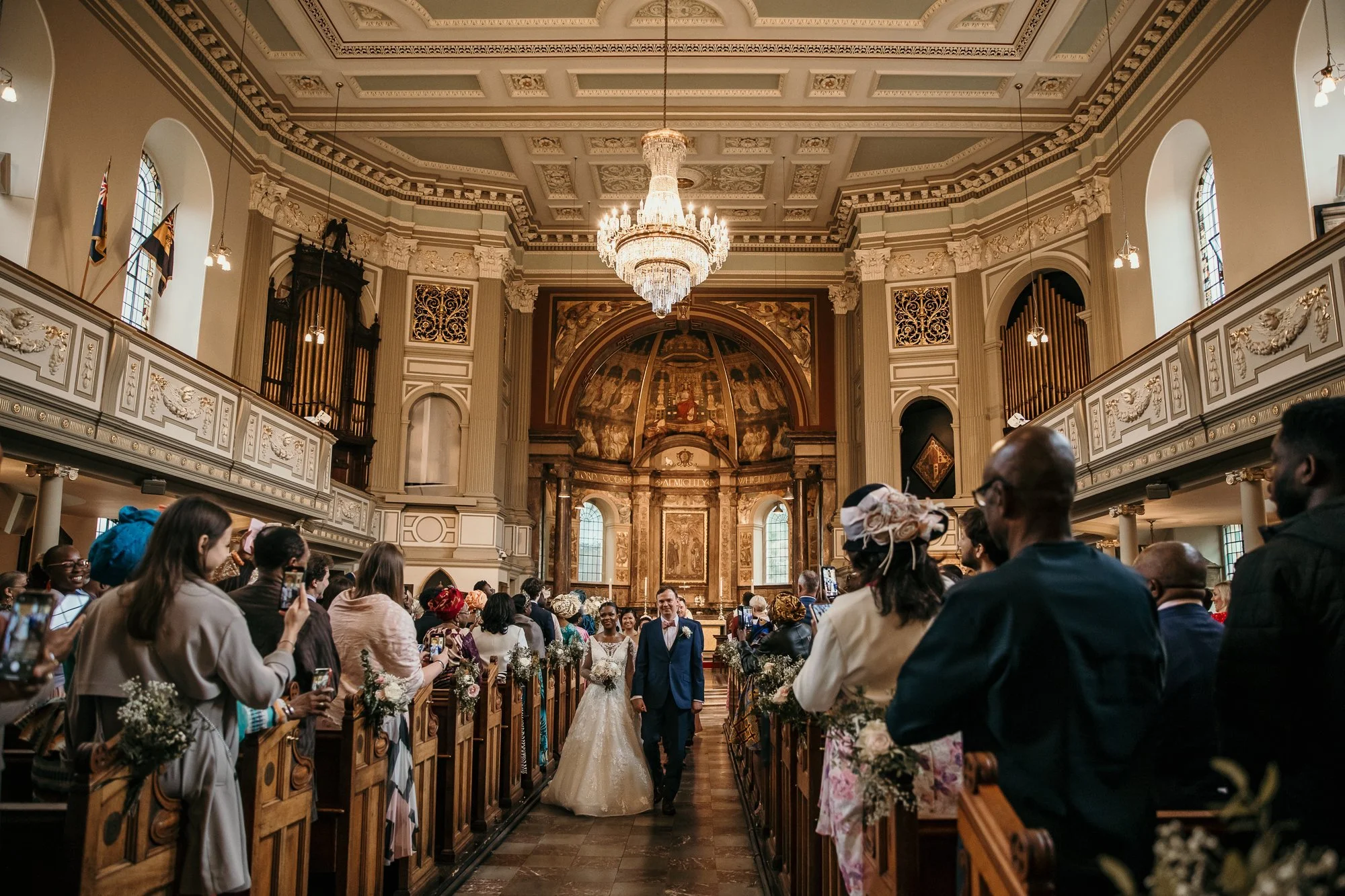 St Marylebone Parish Church wedding photographer London