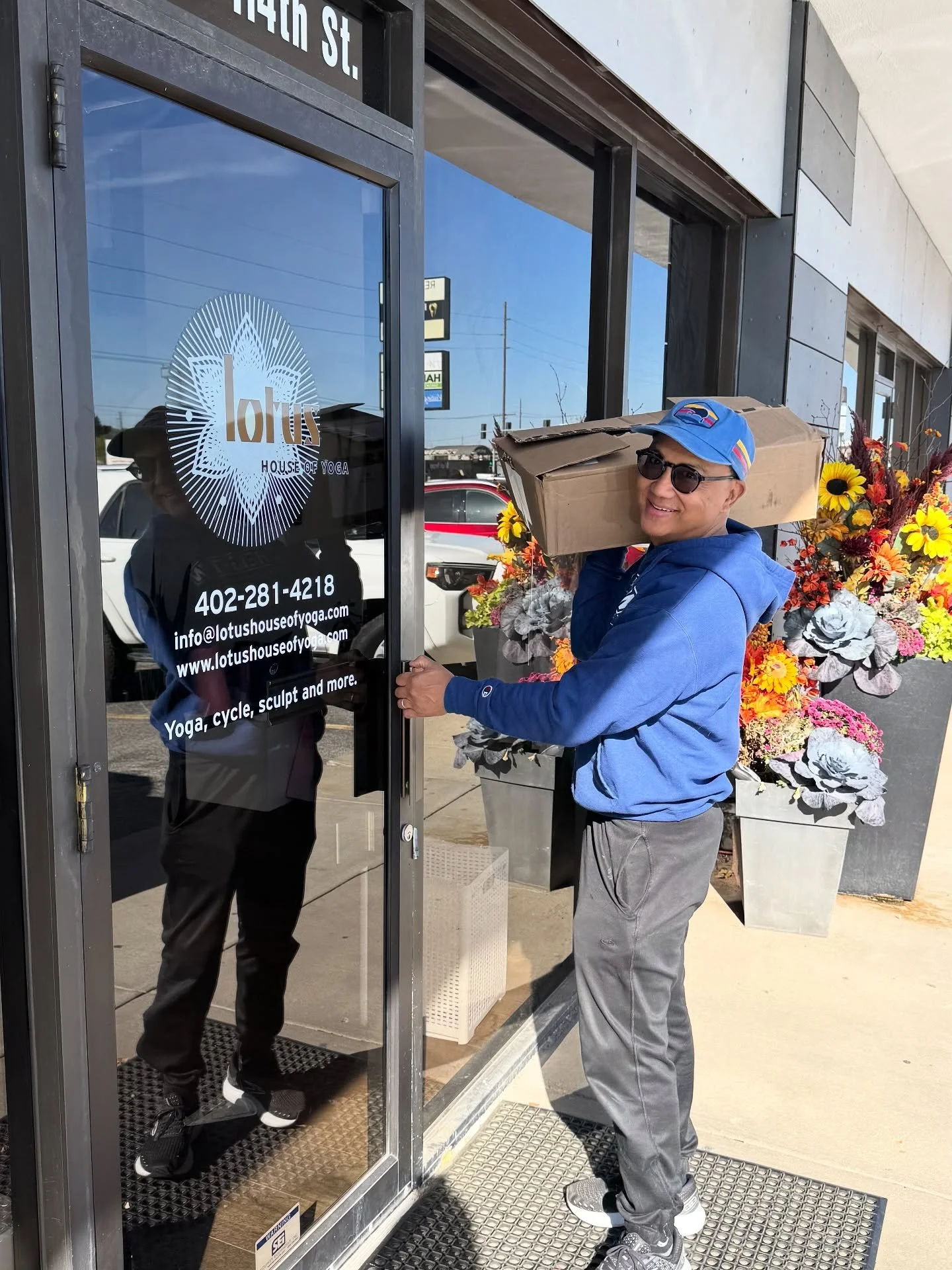 We hired a new delivery driver guy, Raphael! We screenprint and embroider the majority of our apparel locally, supporting other small businesses. This means that you save money on shipping by getting the choice to pick it up or have this guy drop it 