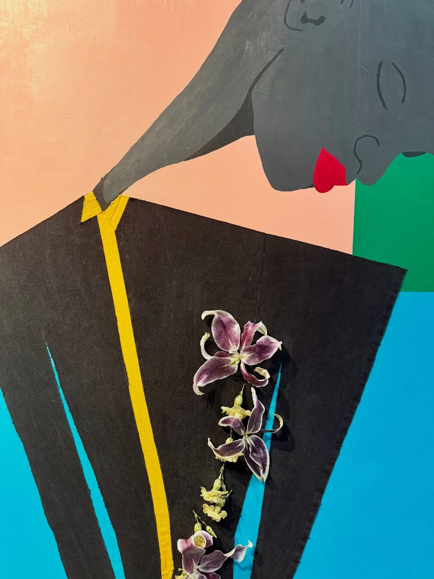 Installing work from @angrbennett tonight for tomorrow&rsquo;s opening! Absolutely loving this collection, come check it out for yourself and be the first to snag the new merch drop!