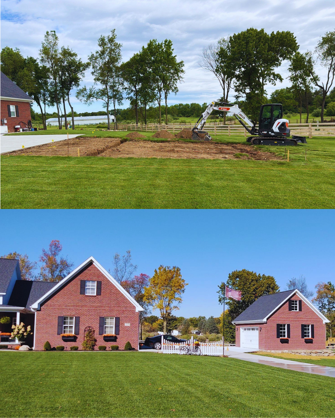 Detached Brick Garage - Metamora, MI