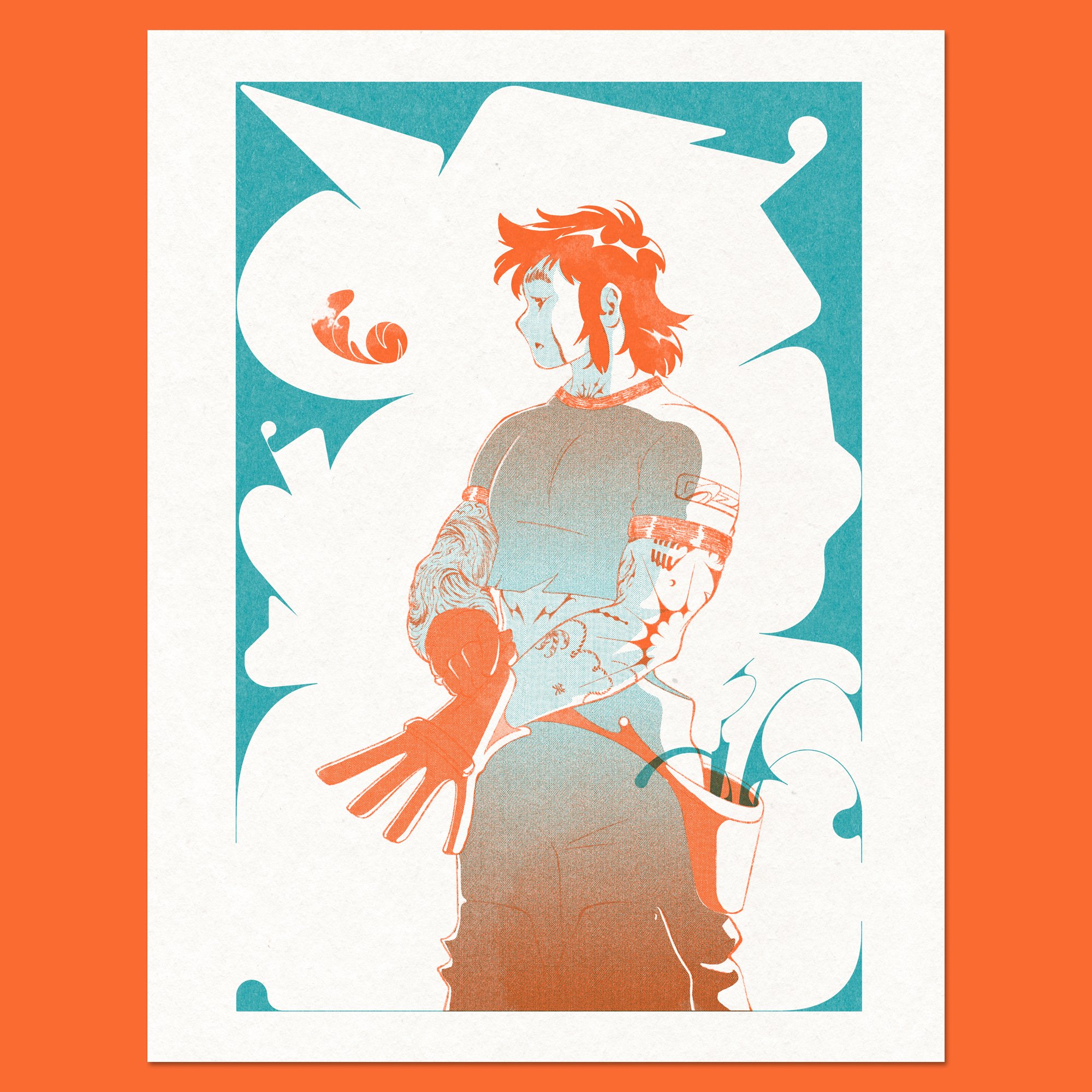 WRENCHMONKEY Risograph Print