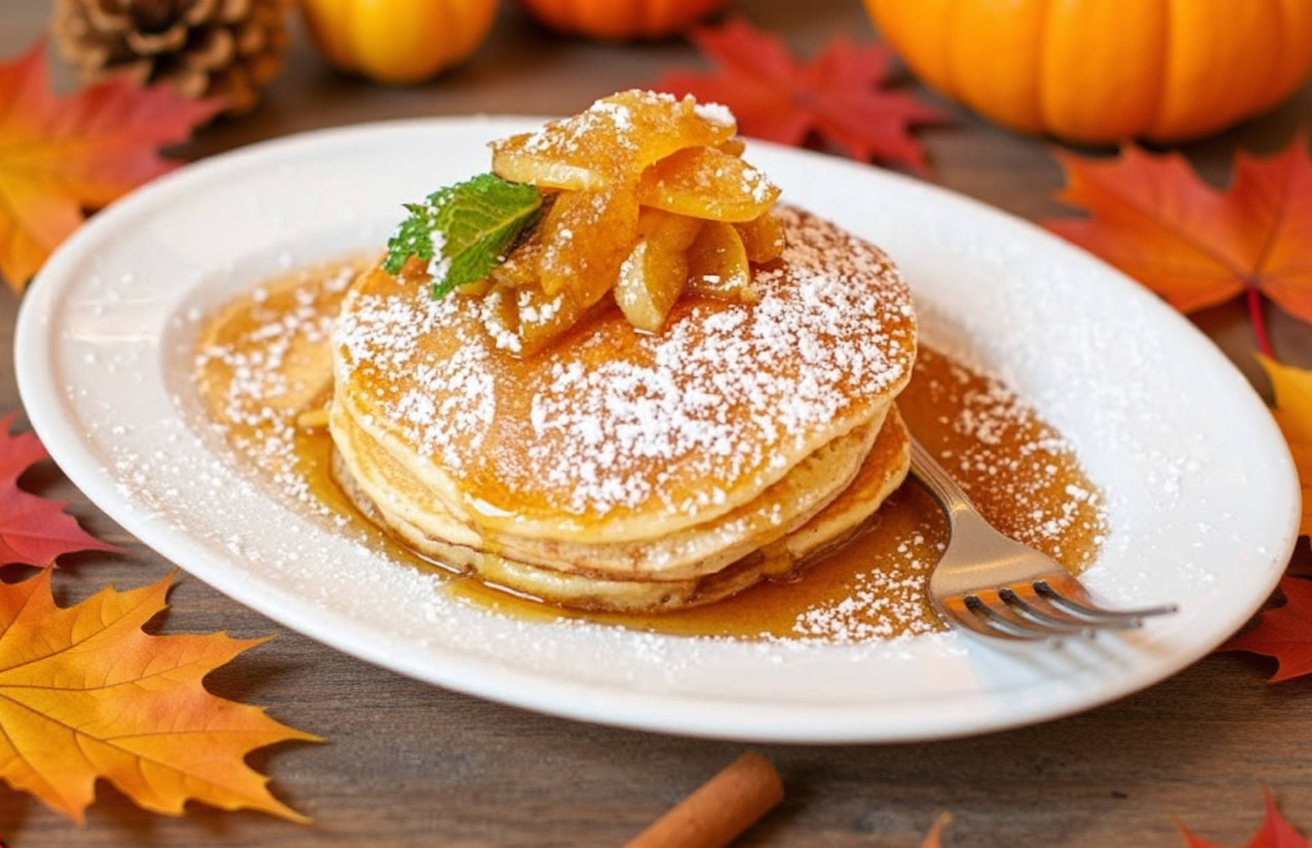 Apple cinnamon Pancakes