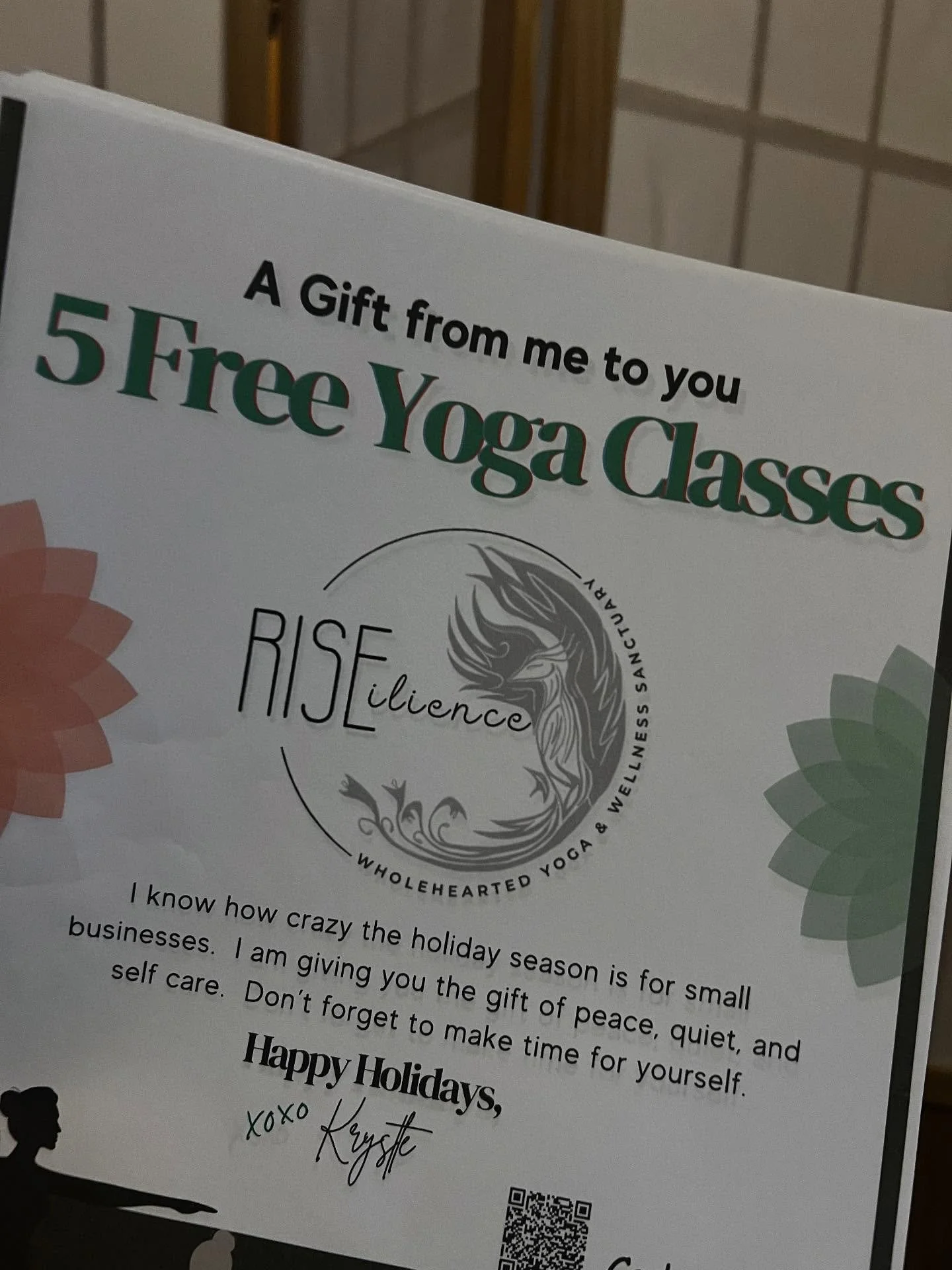 @amesburychamberofcommerce Small Business owners in Amesbury, please stop by @phoenixcafe.riseilience for one of these coupons. I&rsquo;m giving away 100 free classes to use by the end of the year. You have to do nothing but show up. 

This season is
