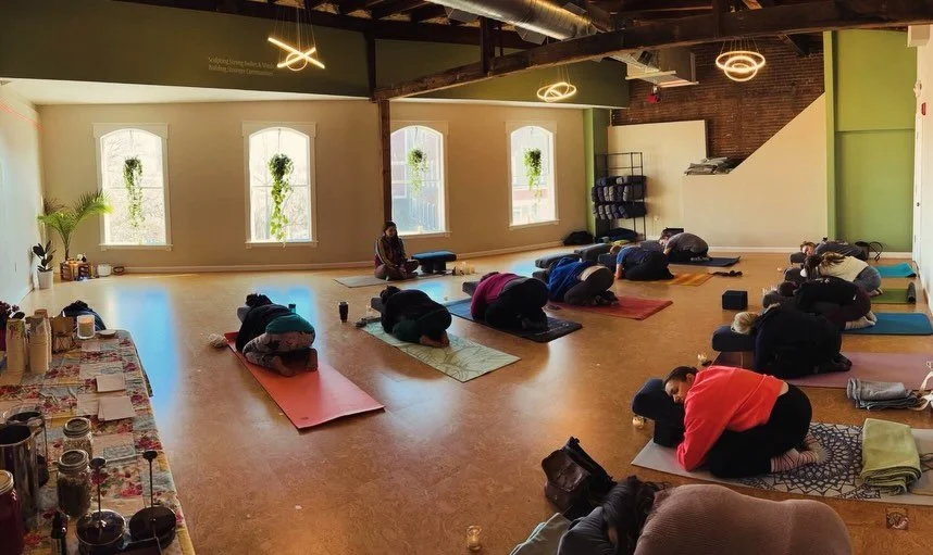 Rooted in yoga, guided by dharma, held by community.

Tea &amp; Tranquility was a gentle reminder that while yoga is the foundation of our space, our dharma also lives in creating opportunities for connection beyond the mat. 

In yoga, dharma is livi