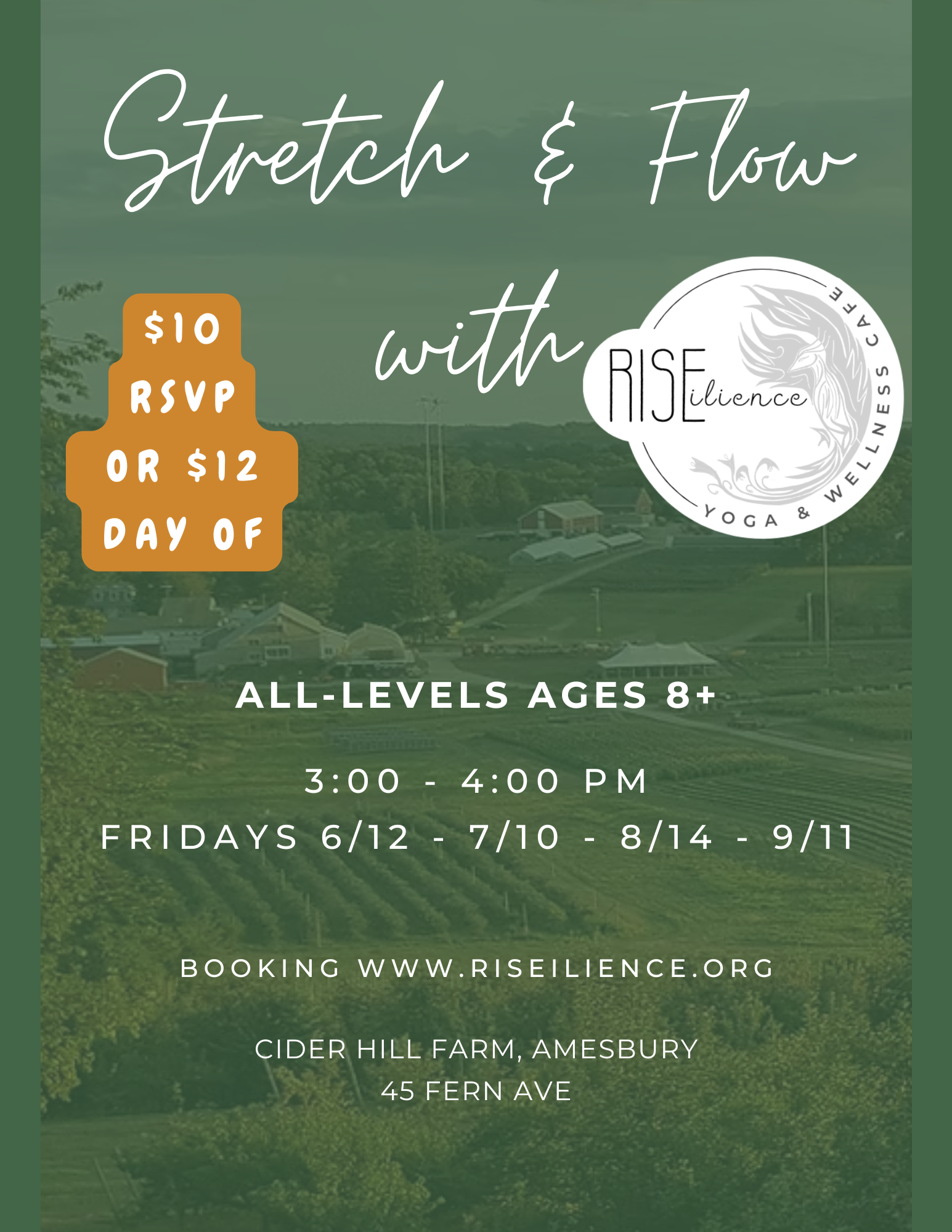 Stretch & Flow @ CIDER HILL FARM