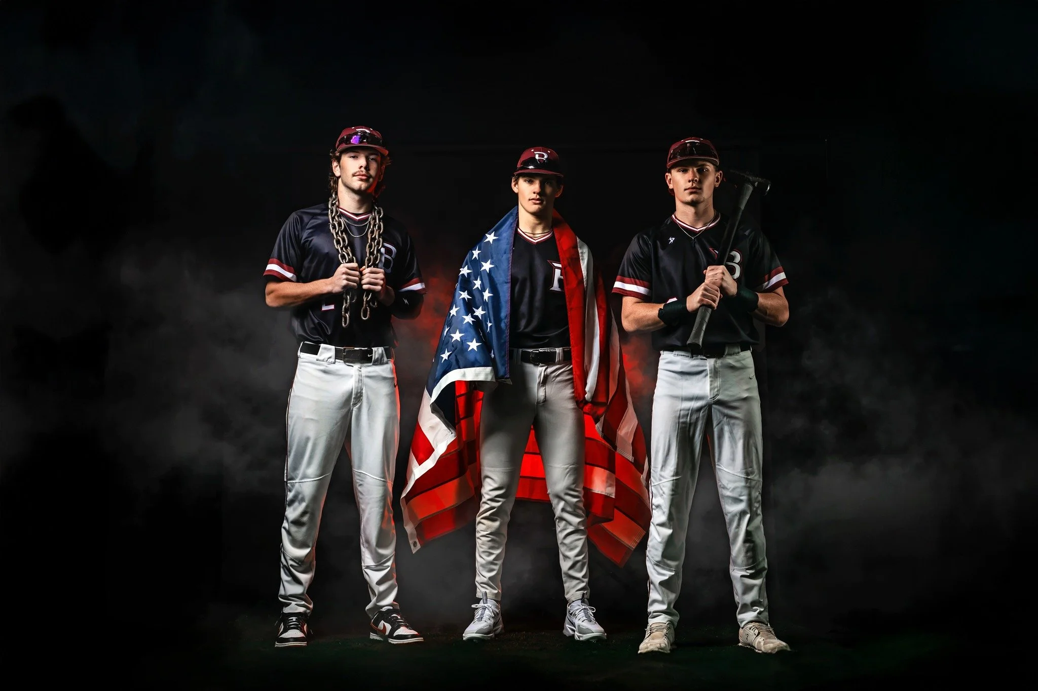 sports photographers in arkansas with smoke.jpg