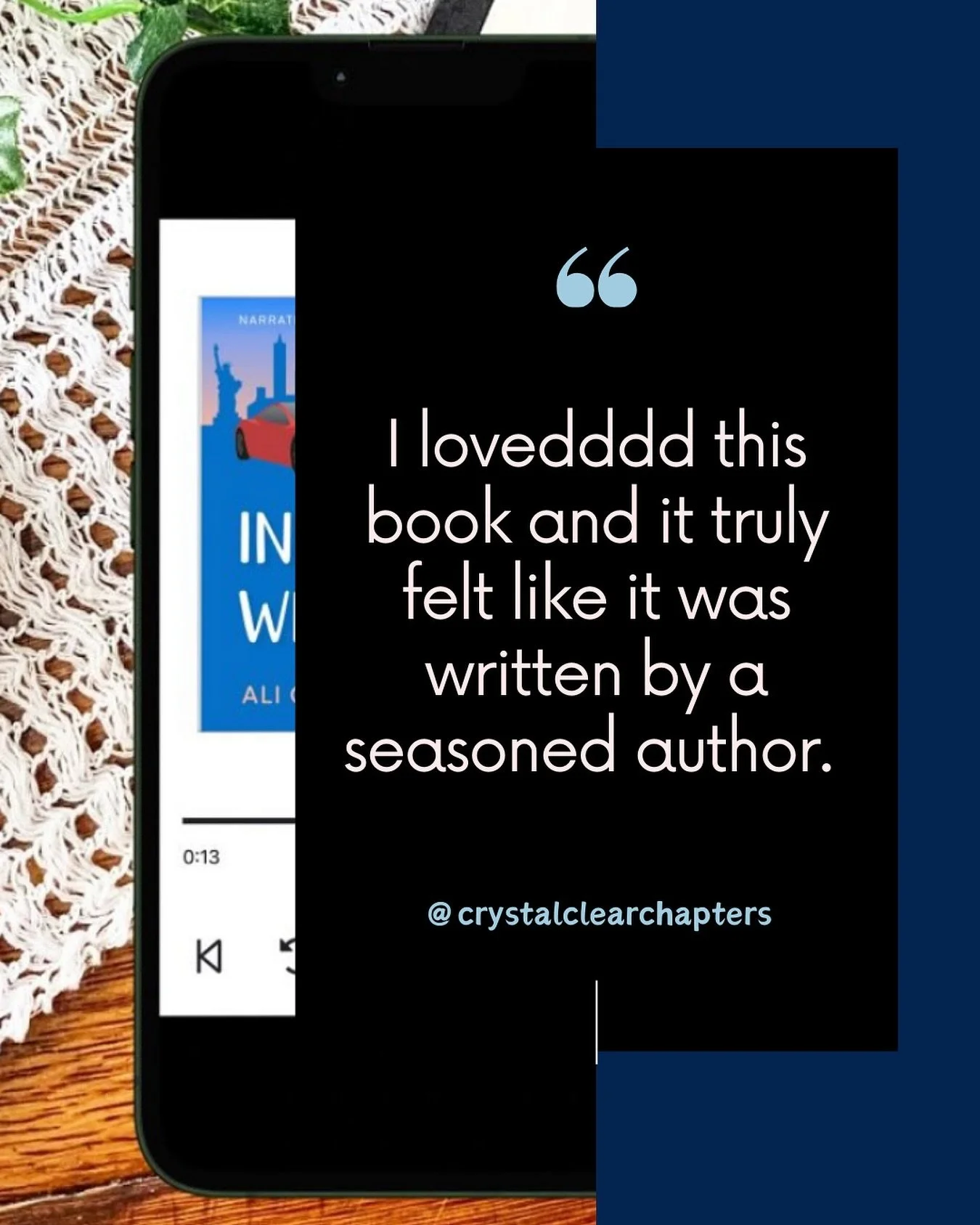 Thanks so much, @crystalclearchapters! I am so happy that you loved it! 

What other 2024 debuts have you been enjoying?