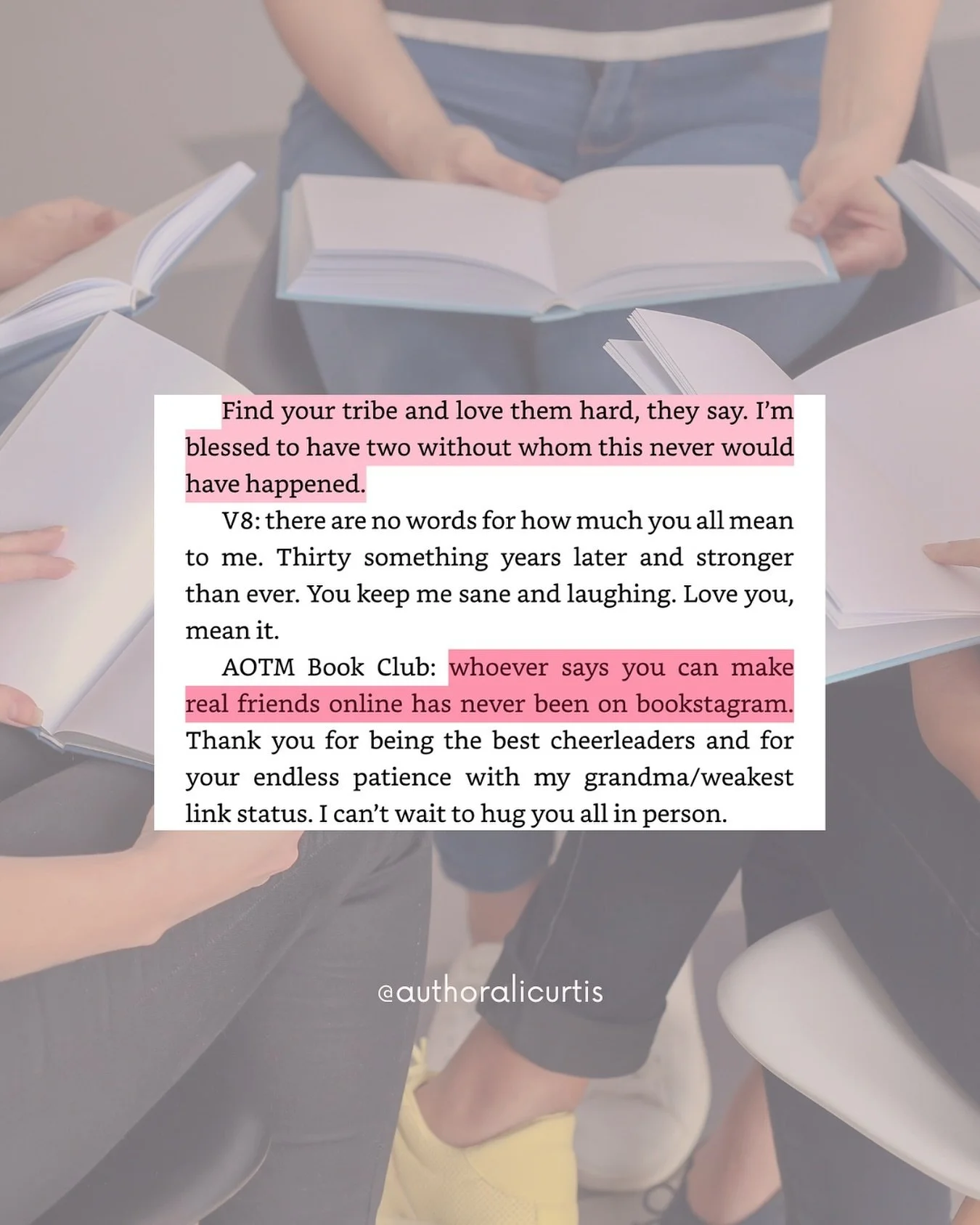Find your tribe &mdash; and your online Bookstagram friends. This is such a special space!

Tag some of your tribe and besties that you&rsquo;ve found on the Internet!