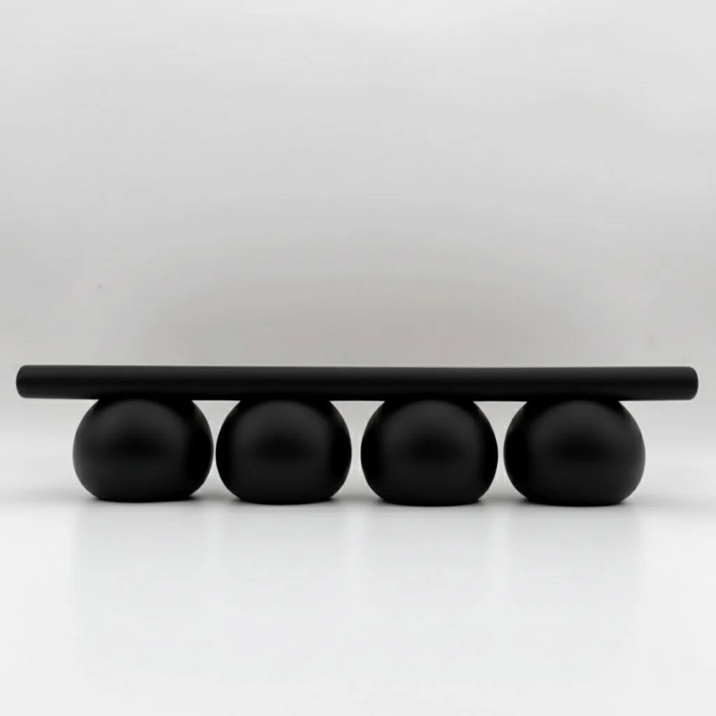 OBJECTS ARE BY Phil America ceramic bubble tray (black)