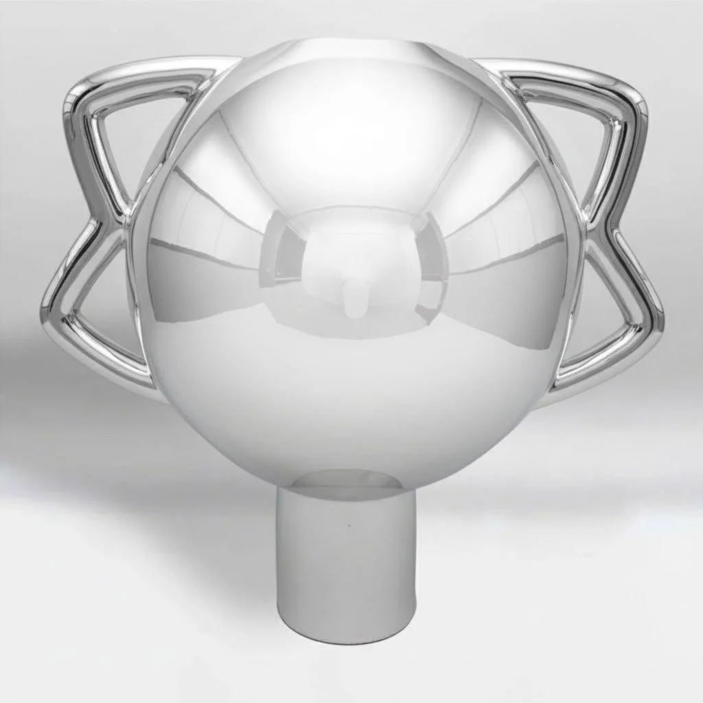 OBJECTS ARE BY Phil America m vase (chrome)