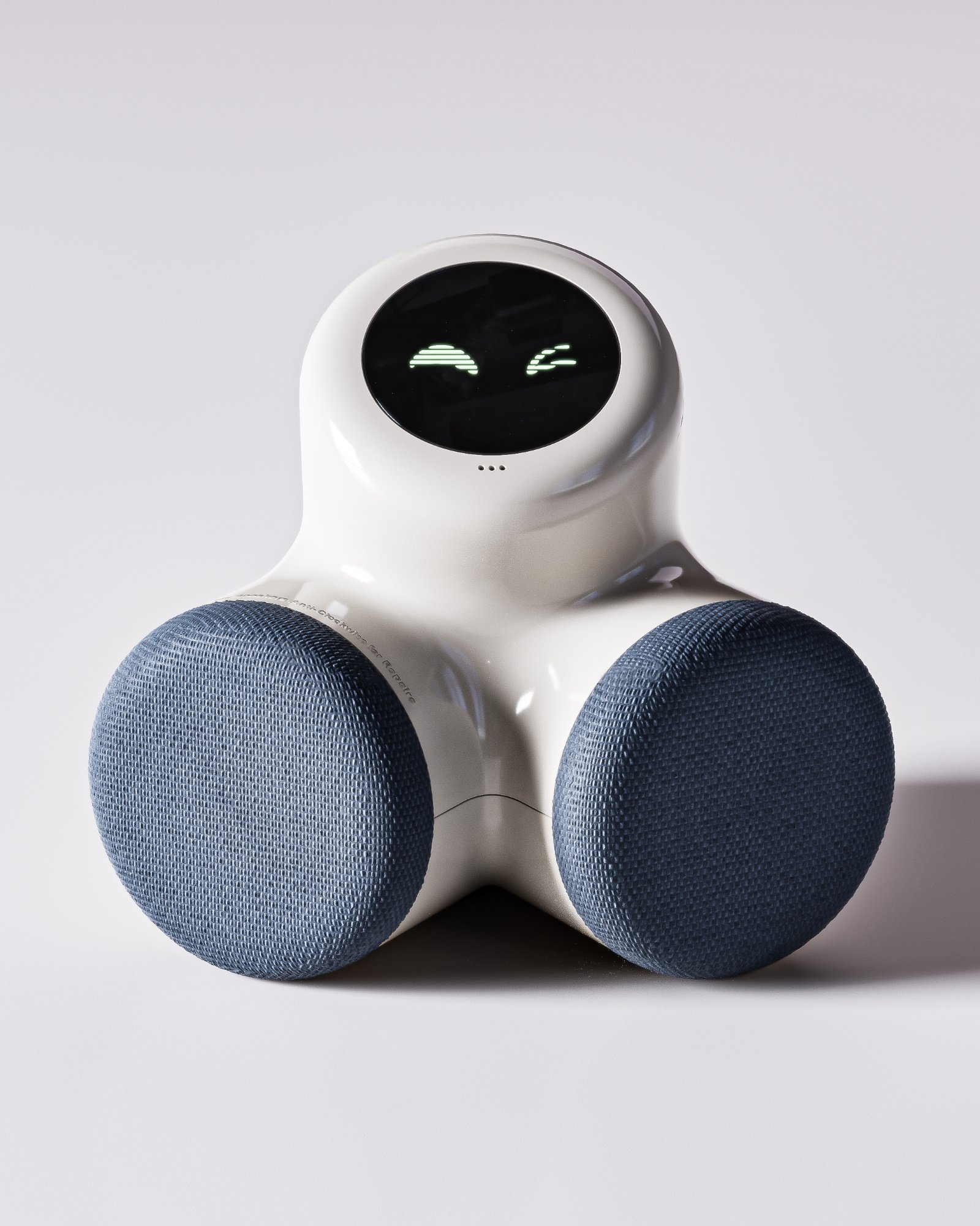 Beep Bop Smart Speaker Industrial Product Design by Duncan Crosse Keyshot render Front On