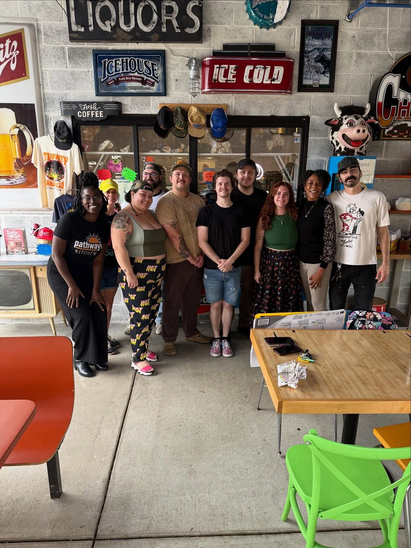 Big thank you to our employment partner @turkeyandthewolficehouse for having us today to train their staff on positive youth development 🙏