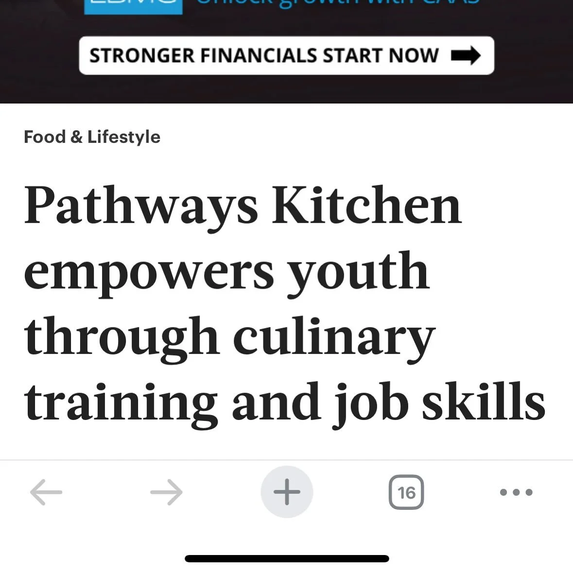 Thank you @nashvillebiz for featuring Pathways Kitchen&rsquo;s culinary enterprises today! Learn more and order food at link in bio.