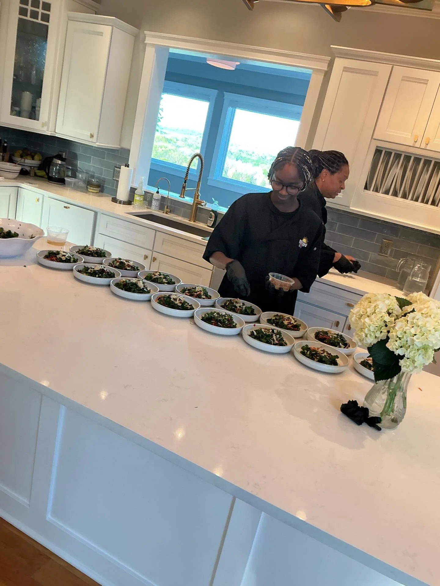 It&rsquo;s been a busy season for catering! We catered five events last week, and this week we catered a private, in-home dinner. Shout out to our young person Key for getting these photos at this week&rsquo;s event!