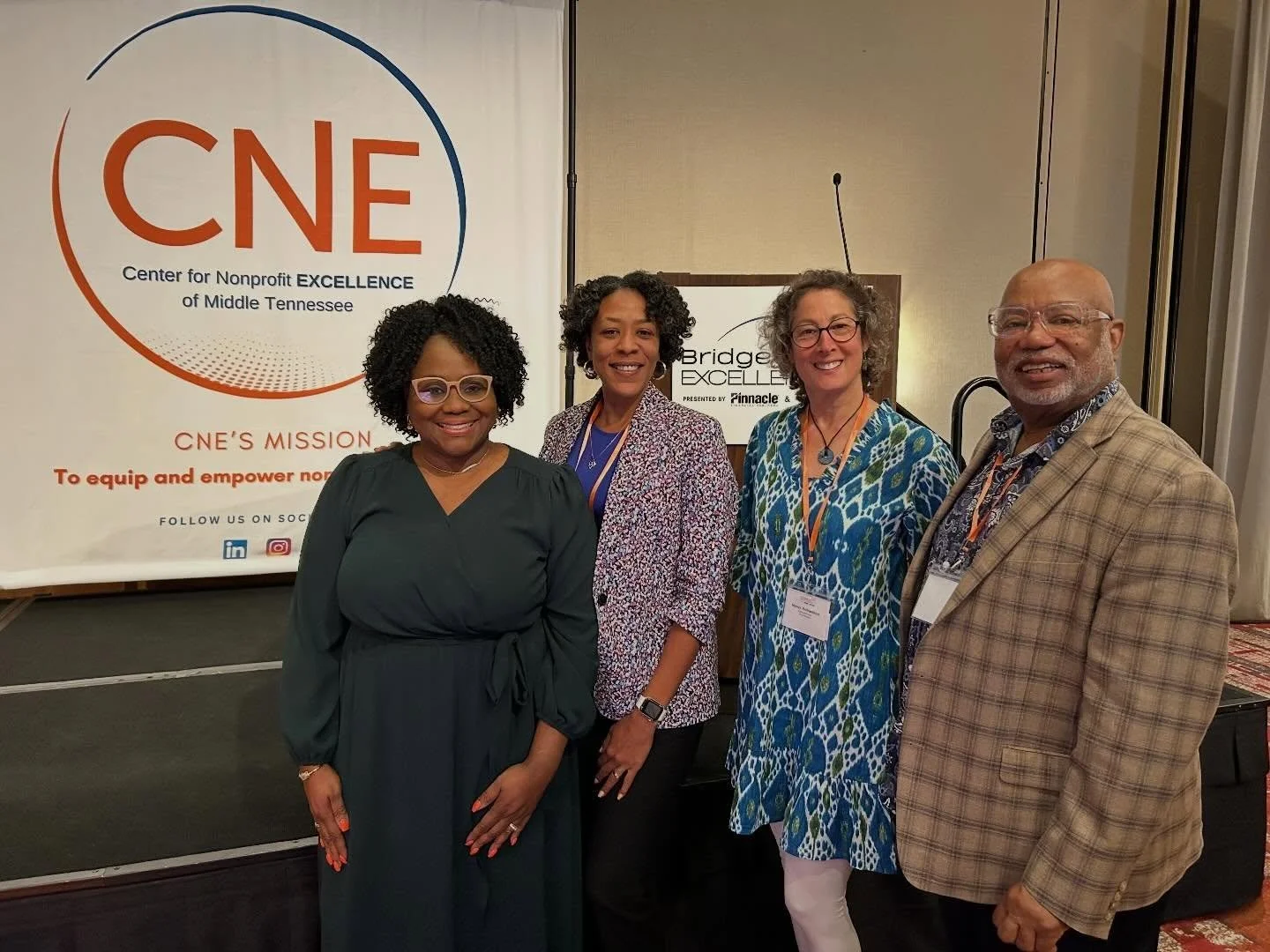 Today our CEO Rokeisha and several members of our board gathered with local nonprofit leaders at @cnmnashville Bridge to Excellence!
