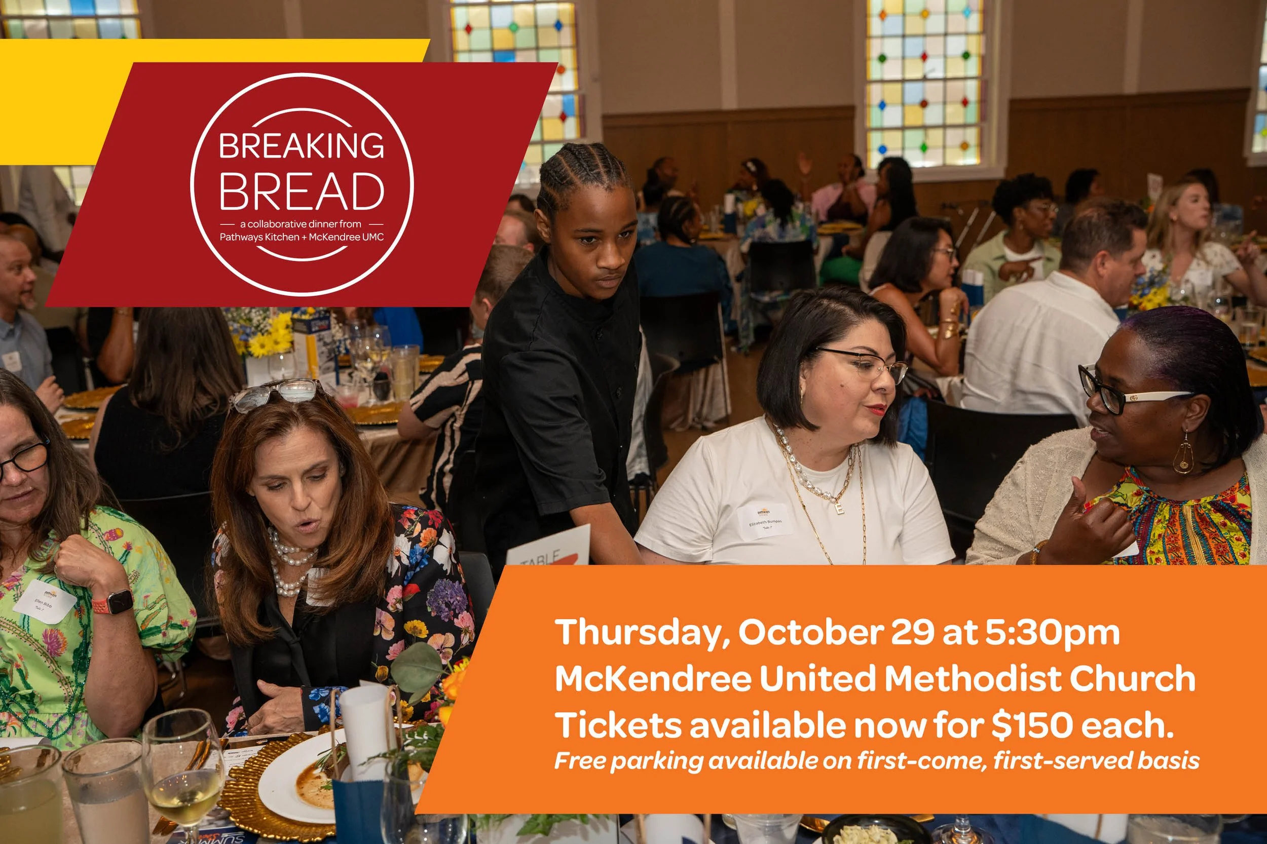 Breaking Bread: A Collaborative Dinner from Pathways Kitchen + McKendree UMC