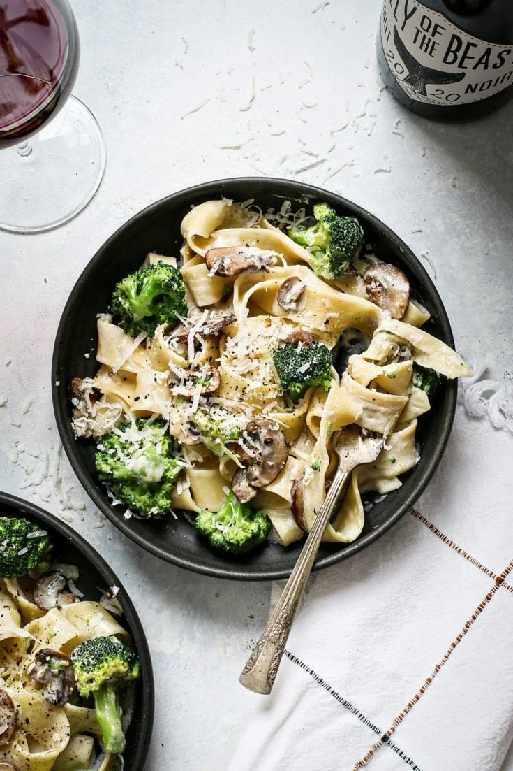 Mushroom & Broccoli Alfredo //  1/29/26