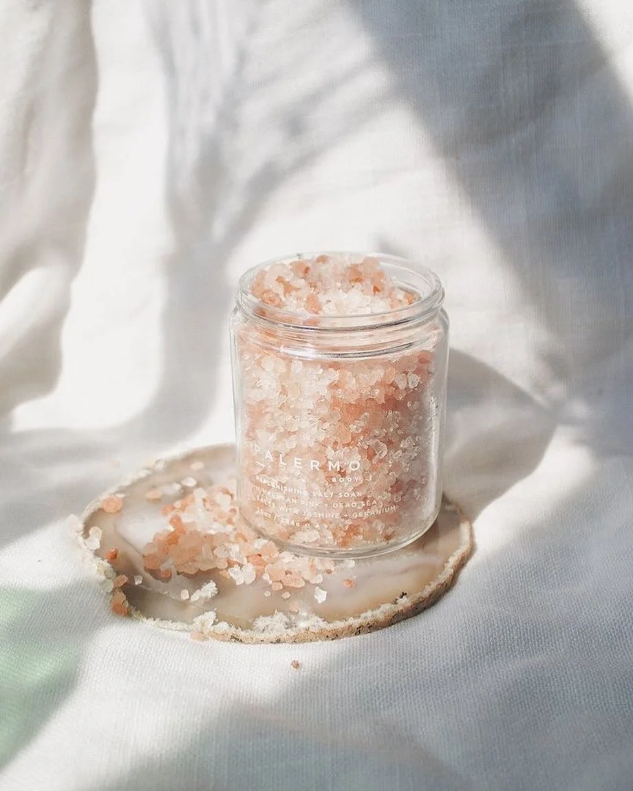 Rejuvenate your body and soul with a Salt Bath Cleanse! 🛁✨
1. Fill your bathtub with warm water.
2. Add 1-2 cups of sea salt or Epsom salt.
3. Stir until dissolved.
4. Soak for 15-30 mins.
5. Visualize negative energy melting away.
6. Rinse off wit