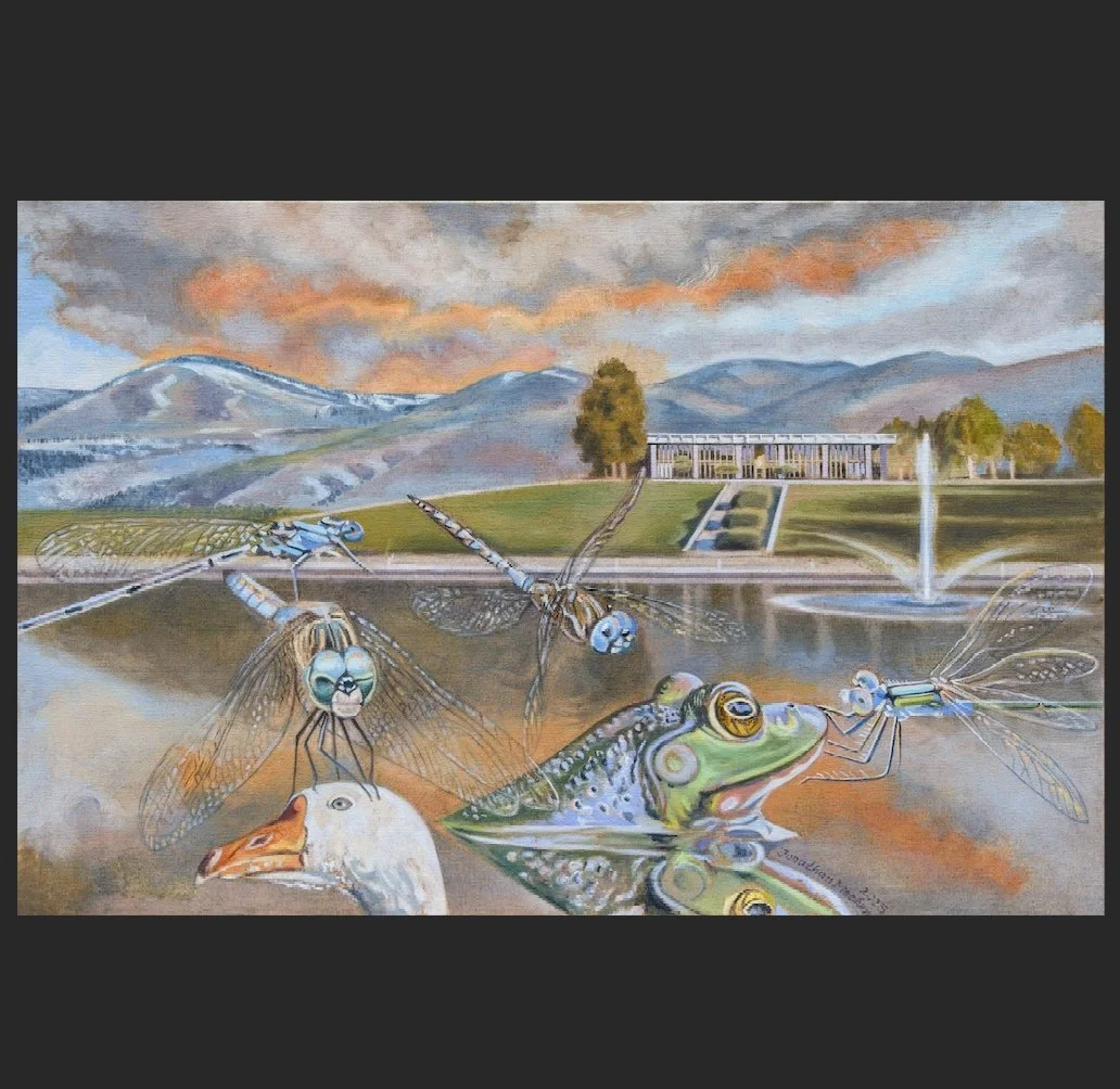 Ashley Pond Dragonflies, notecard (with envelope)