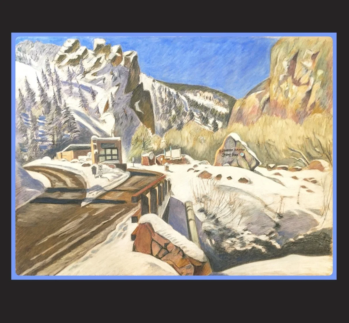 Eldorado Canyon State Park notecard (with envelope)