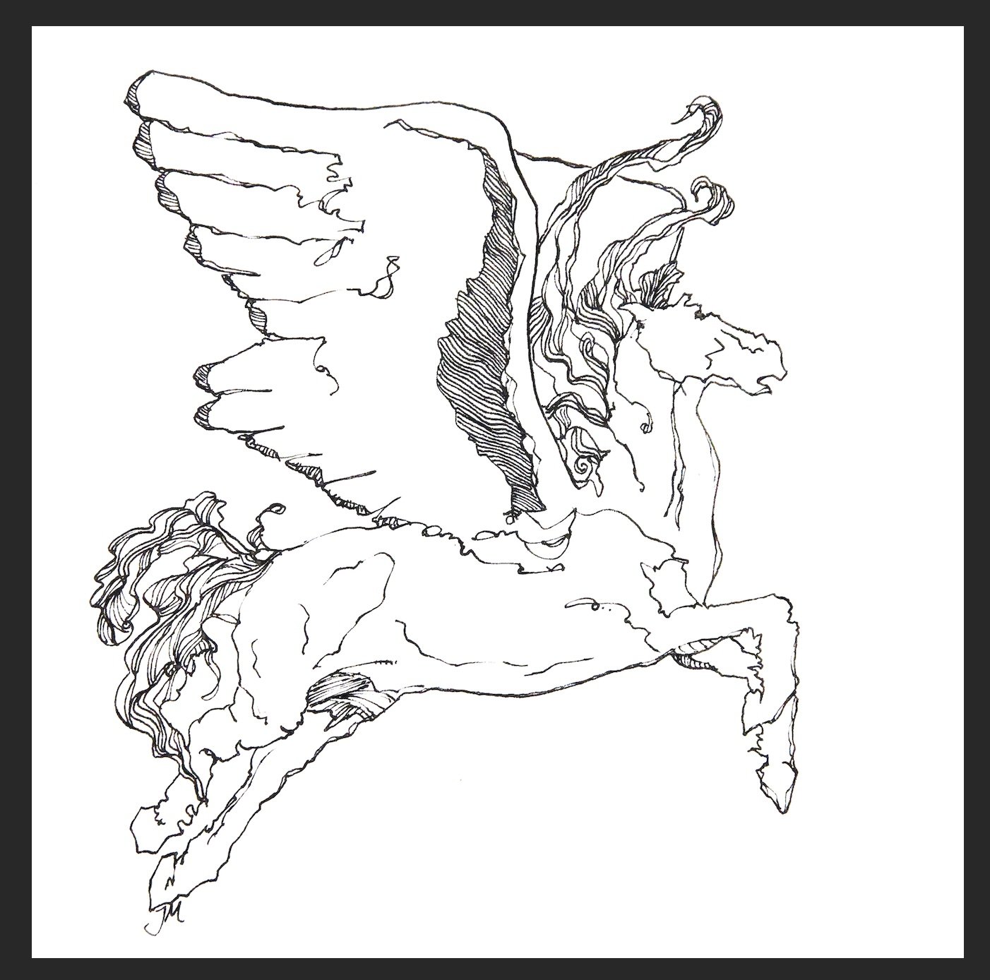 Pegasus Notecard (with envelope)