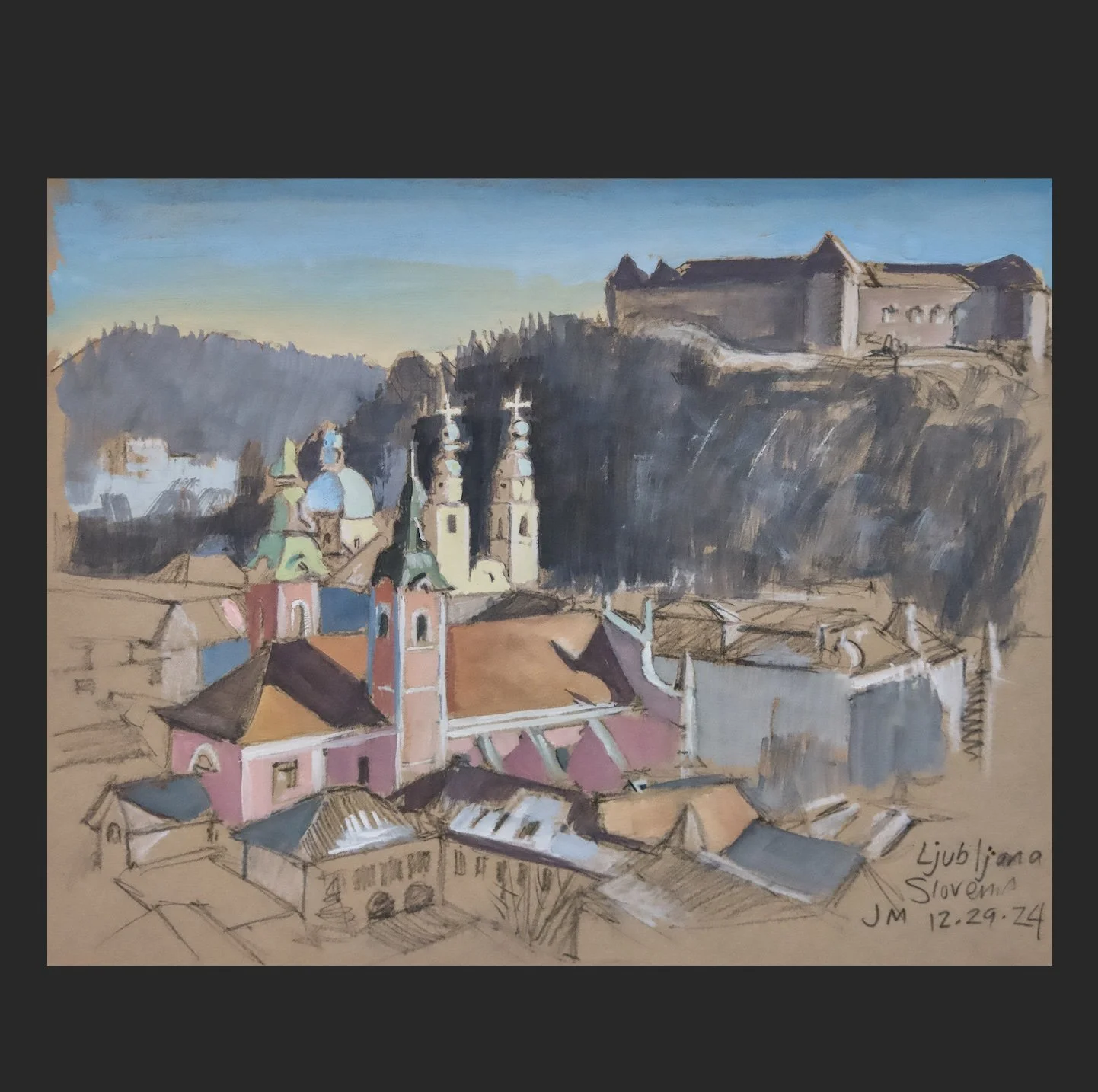 Ljubljana Castle Notecard (with envelope)