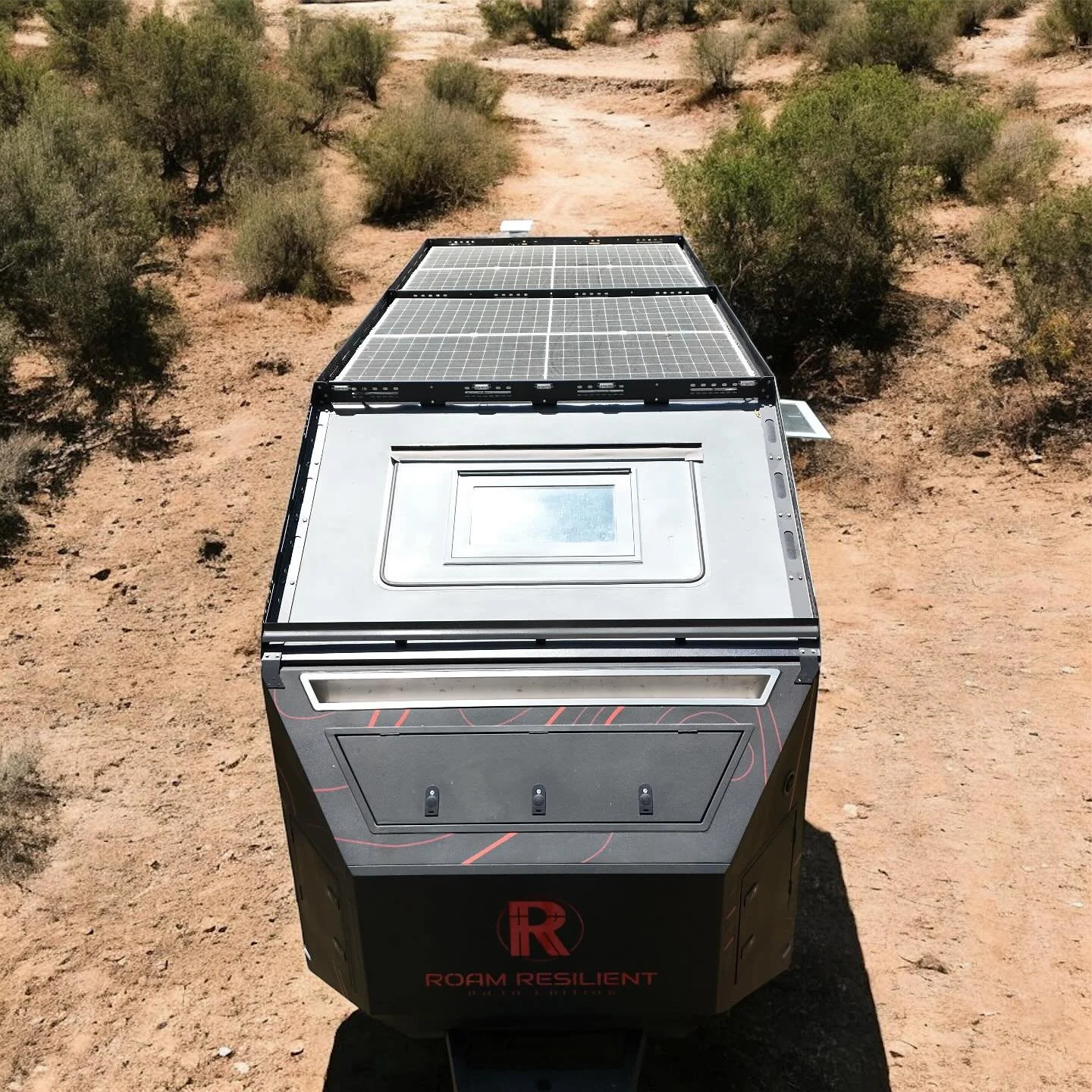 ☀️ Off-Grid Freedom, Powered by the Sun ☀️

The desert trail doesn&rsquo;t stop us&mdash;our full-solar roof keeps everything running. From lights to laptops, this rig turns endless sunshine into endless adventure.

🏜️ Where rugged terrain meets ren
