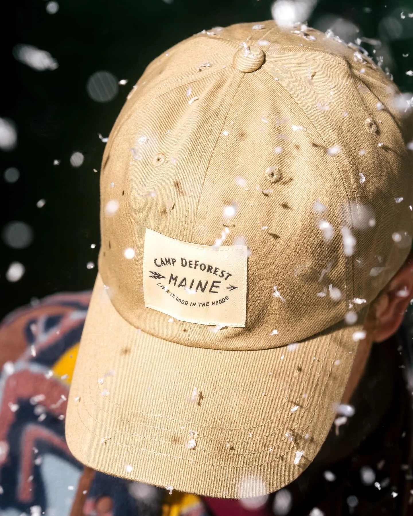 Stay chill! @campdeforestme #hat #vacationland #maine #usa #winter2026