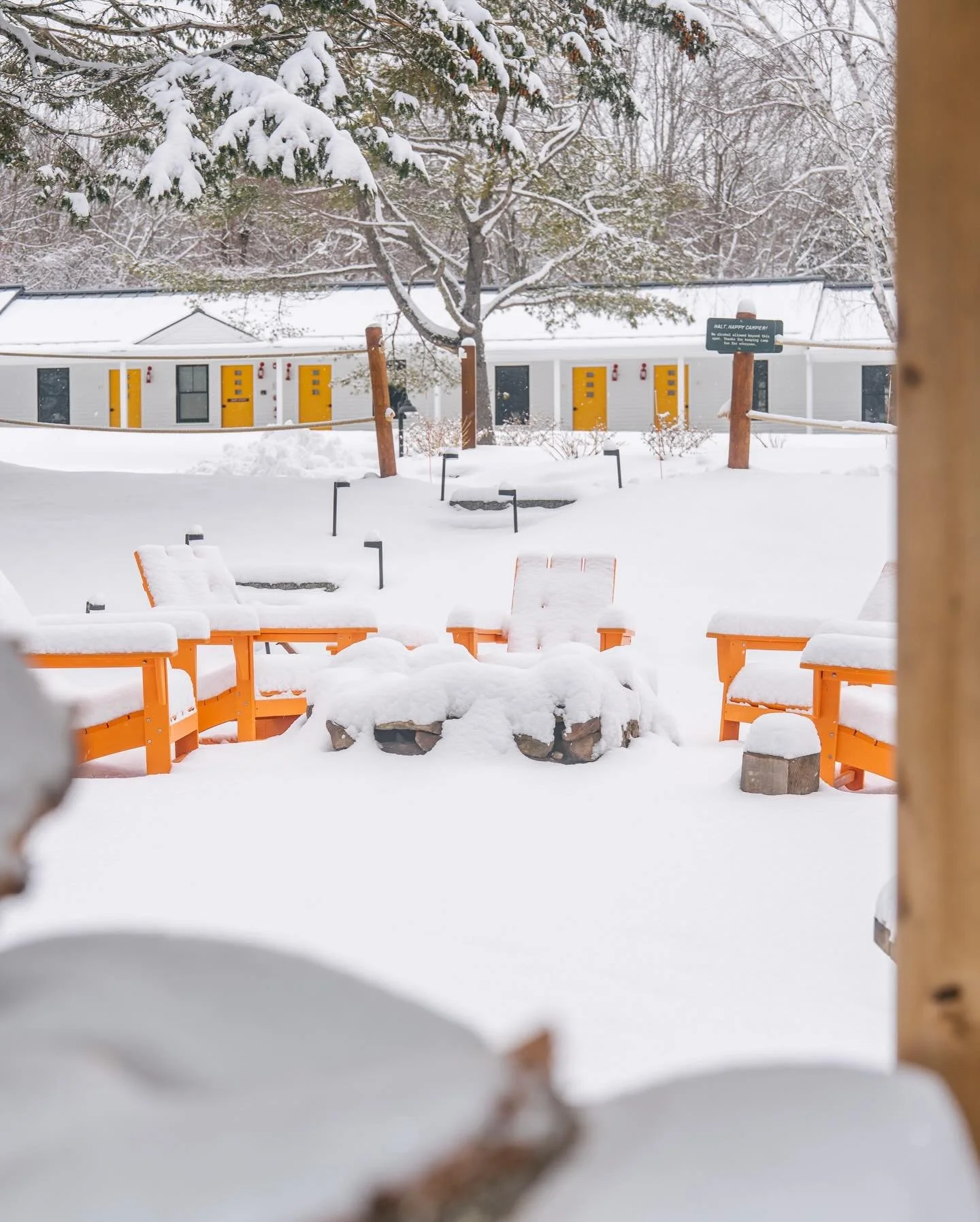 Snow outside ❄️
Book in hand 📚
Camp DeForest kind of cozy 🏕️
Winter reading hits different. @bantambooks @penguinrandomhouse @bantambooks @campdeforestme @selectregistry #vacationland #happyplace #2026 #snow #camp