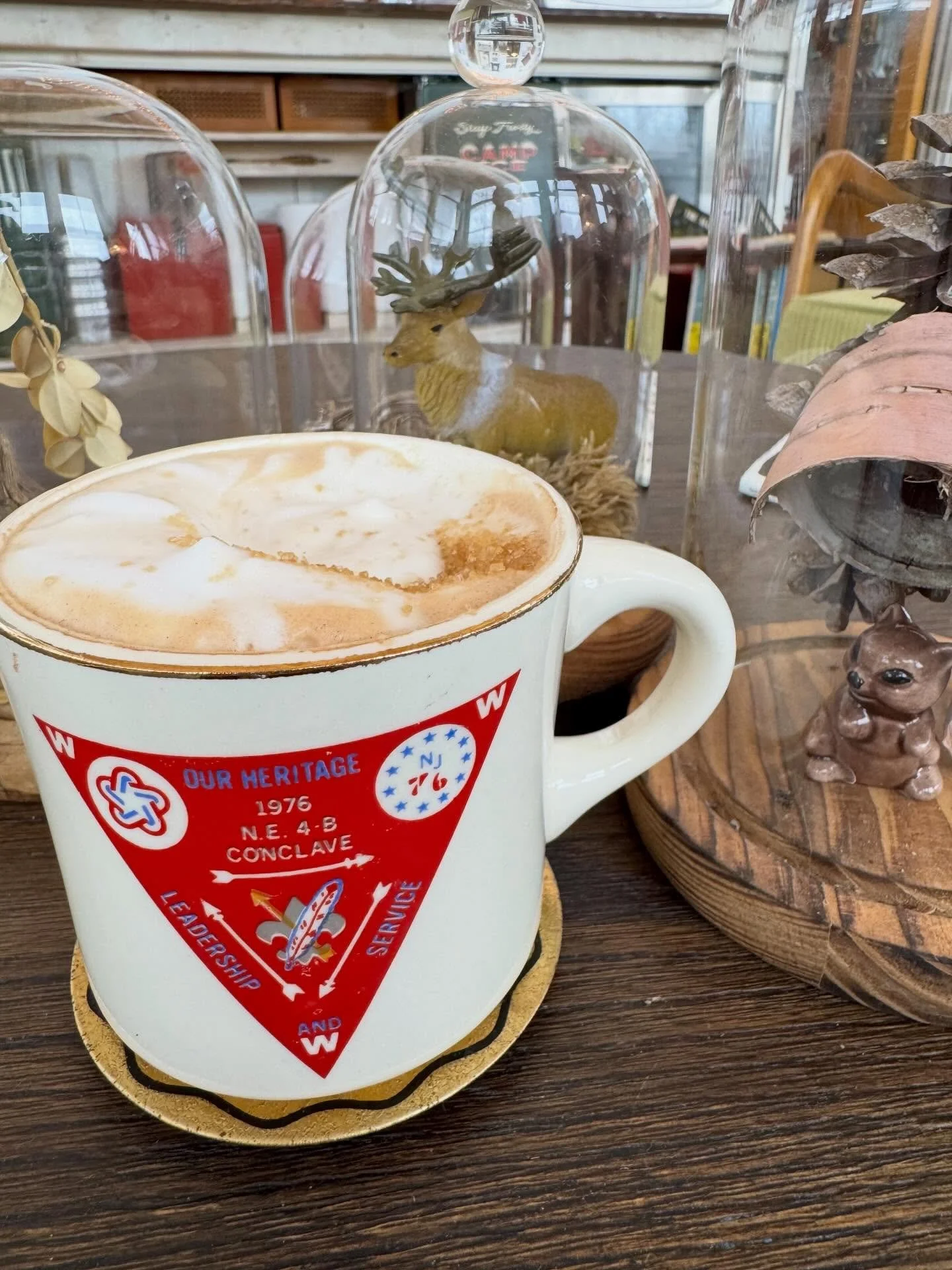 Coffee is alway hot here! 8am to 8pm! @campdeforestme #camp #maine #vacationland #happyplace #coffee