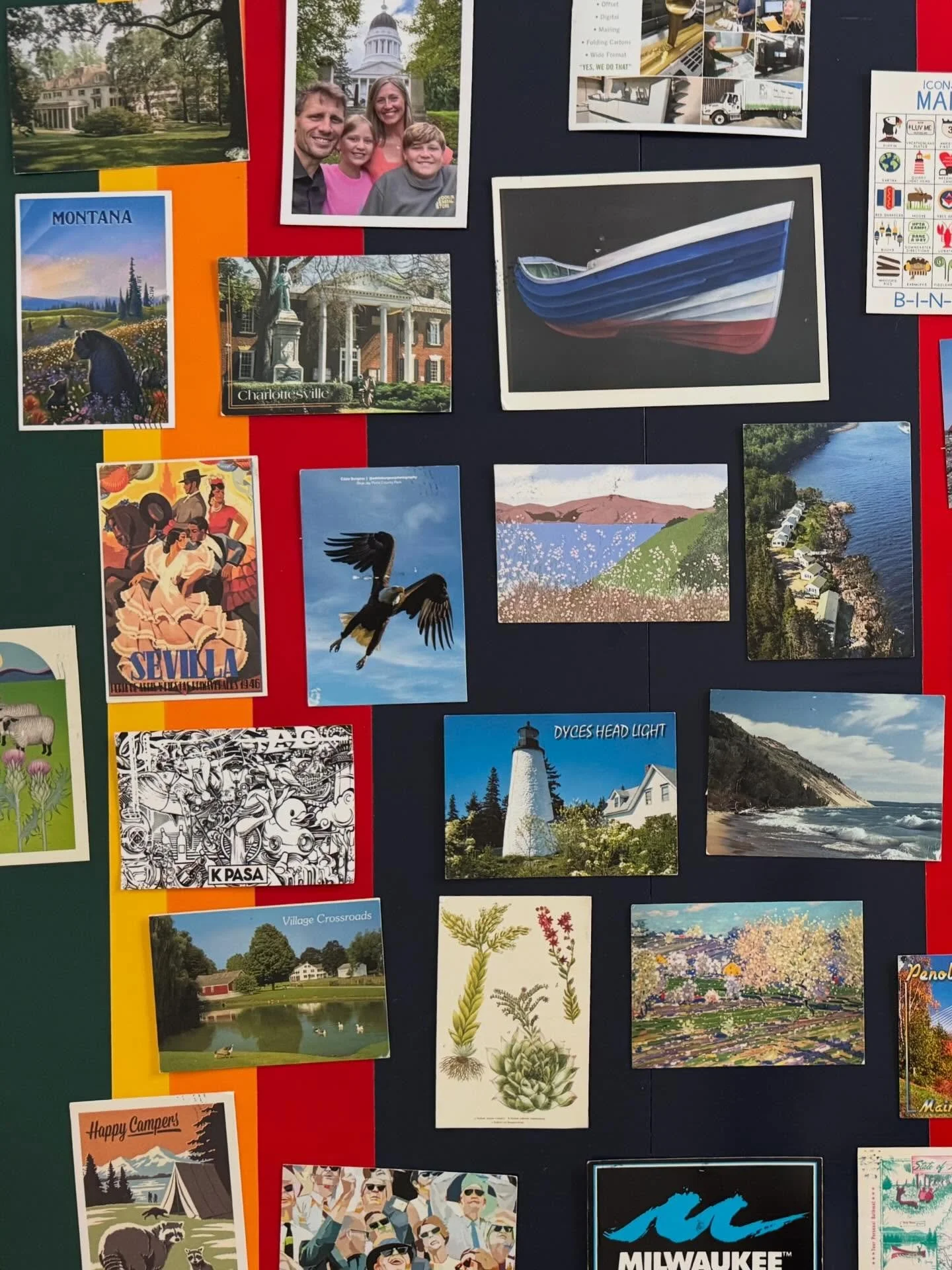 When the post cards keep rolling in you don&rsquo;t ask questions&hellip; #rainbowtour #camp #mailcall #chancetowin