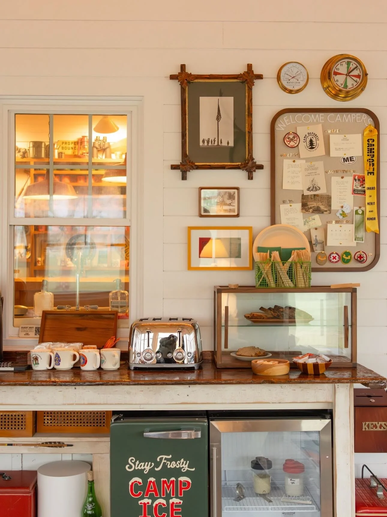 Breakfast at Camp DeForest just keeps getting better and better! Ben has added House Made bagels to the menu, stop in for a bagel sandwich and a coffee while you&rsquo;re en route on Atlantic Highway! Lincolnville or Bust! @campdeforestme @bencooks7 